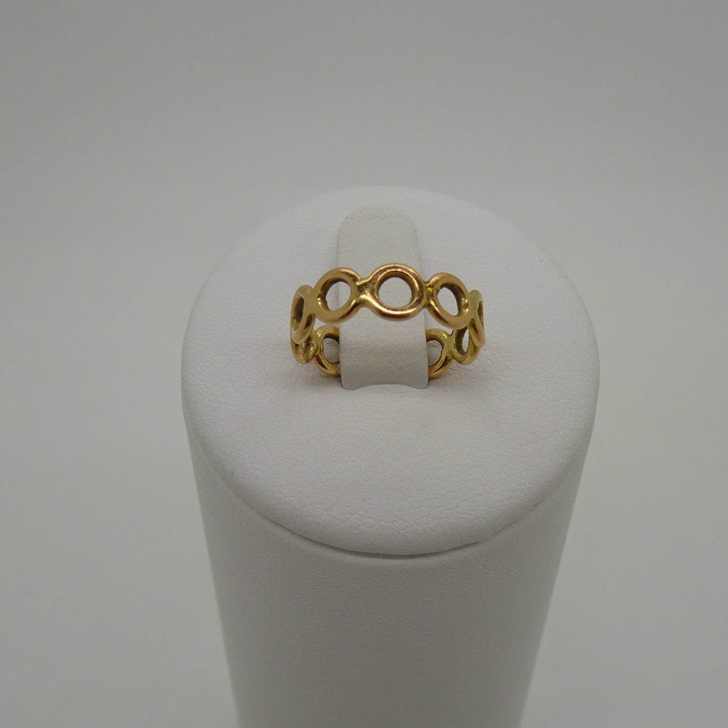 Anneau en or jaune 18K Taille-45
