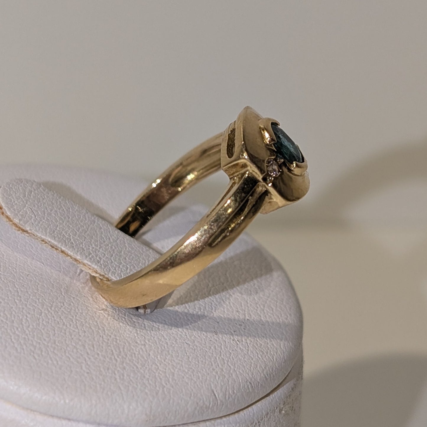 Bague Ancienne avec Pierre 18K Taille-54