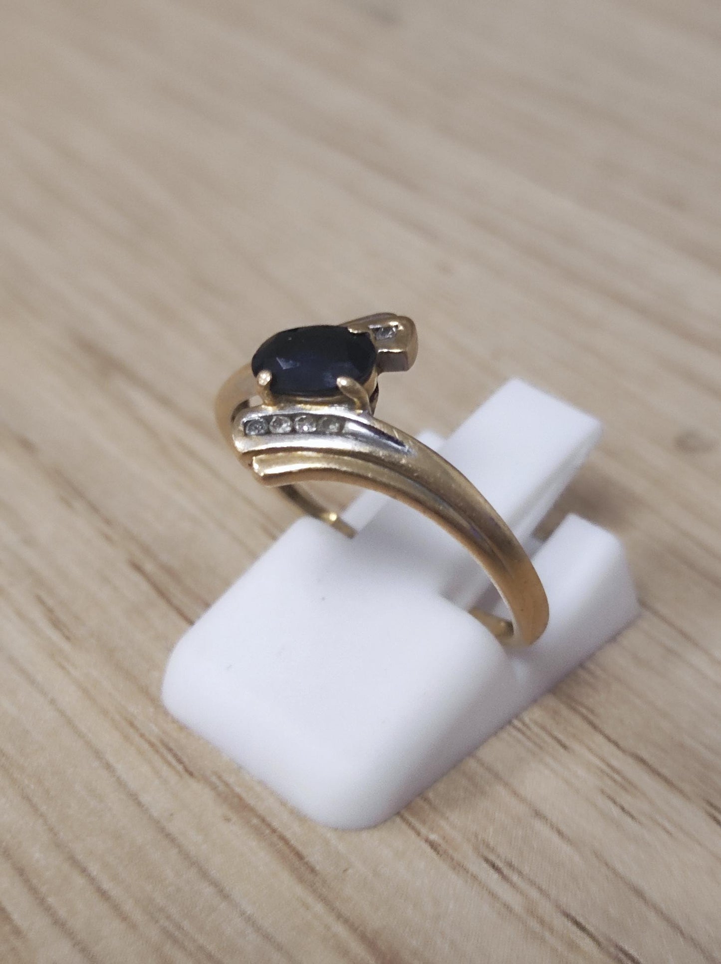 Bague en Or Jaune 18K avec Diamants 1.77 Grs