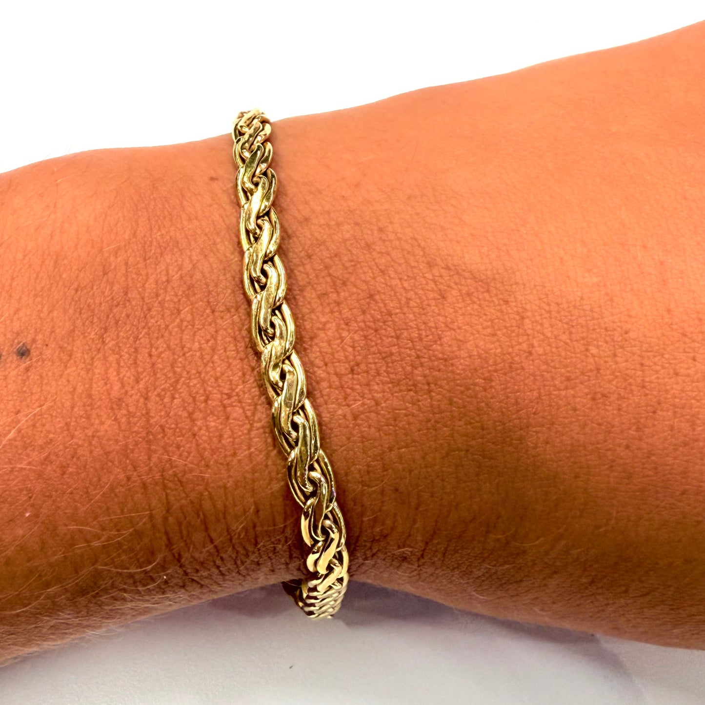 Bracelet Maille Or Jaune 18K 5.96 Grs