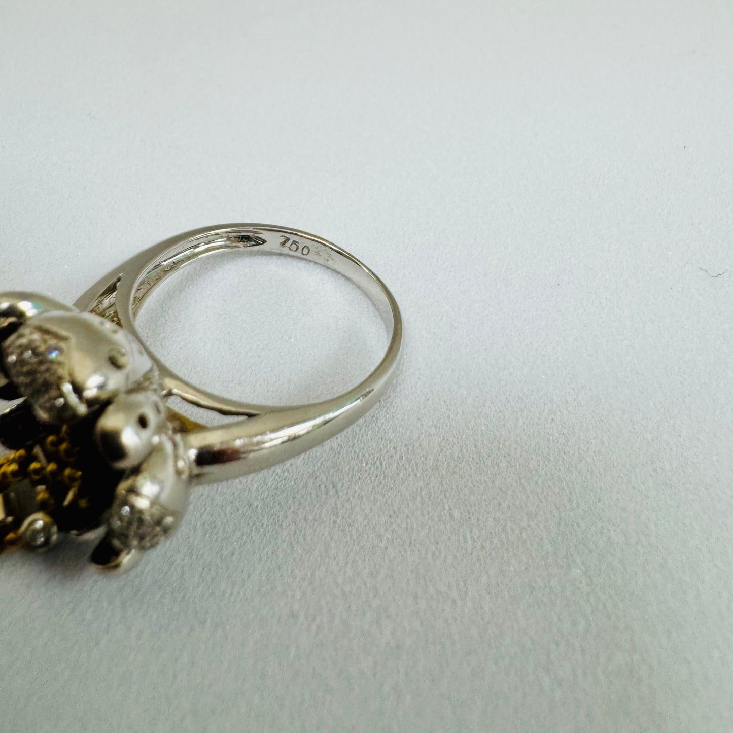 Bagues en or blanc 18K Taille-54
