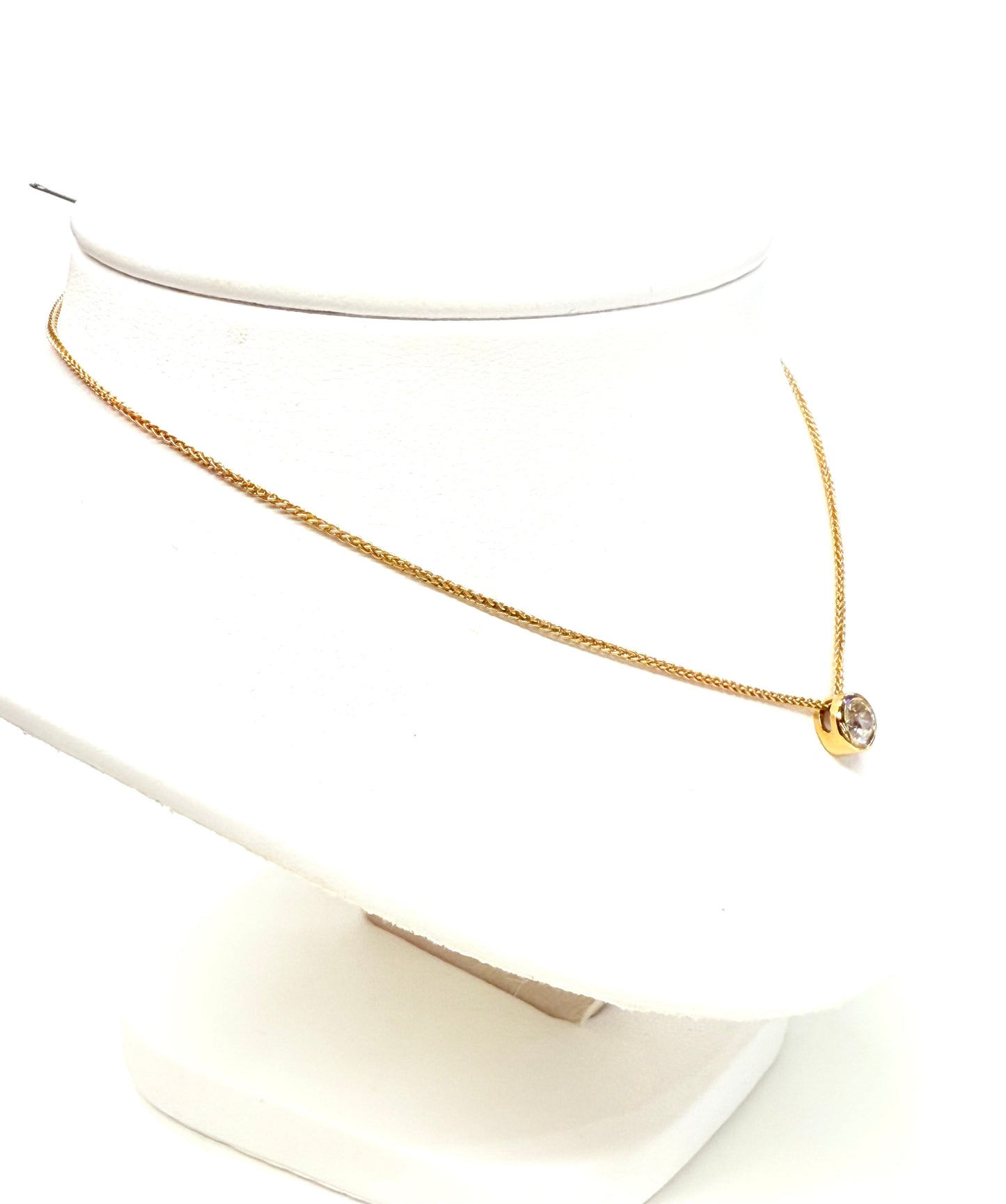 Collier Princesse Or Jaune 18k 3.06 Grs