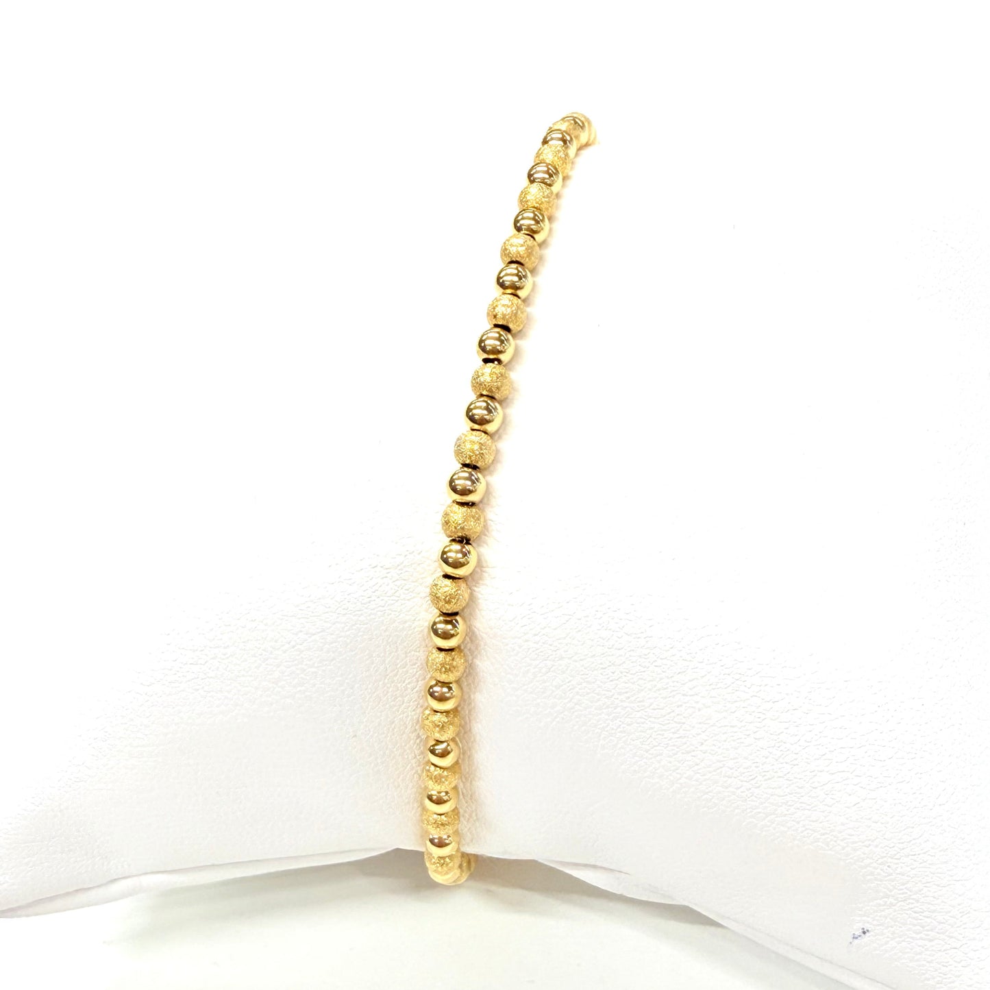Bracelet Boule Or Jaune 18k 3.22 Grs