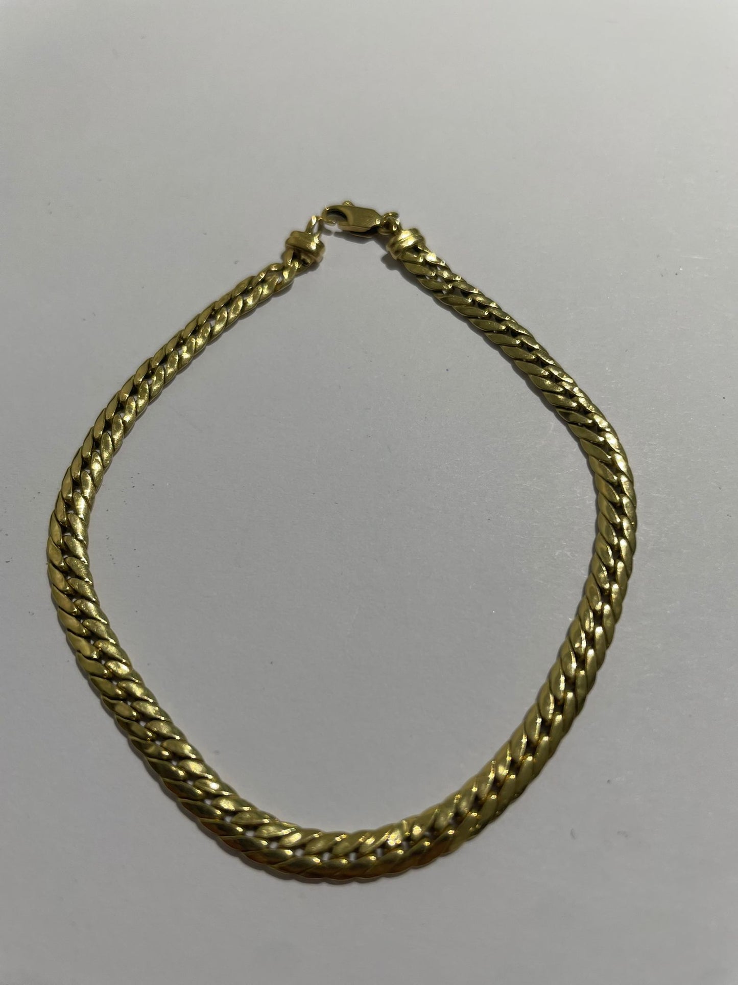 Bracelet Gourmette Or Jaune 18K 4.79 Grs