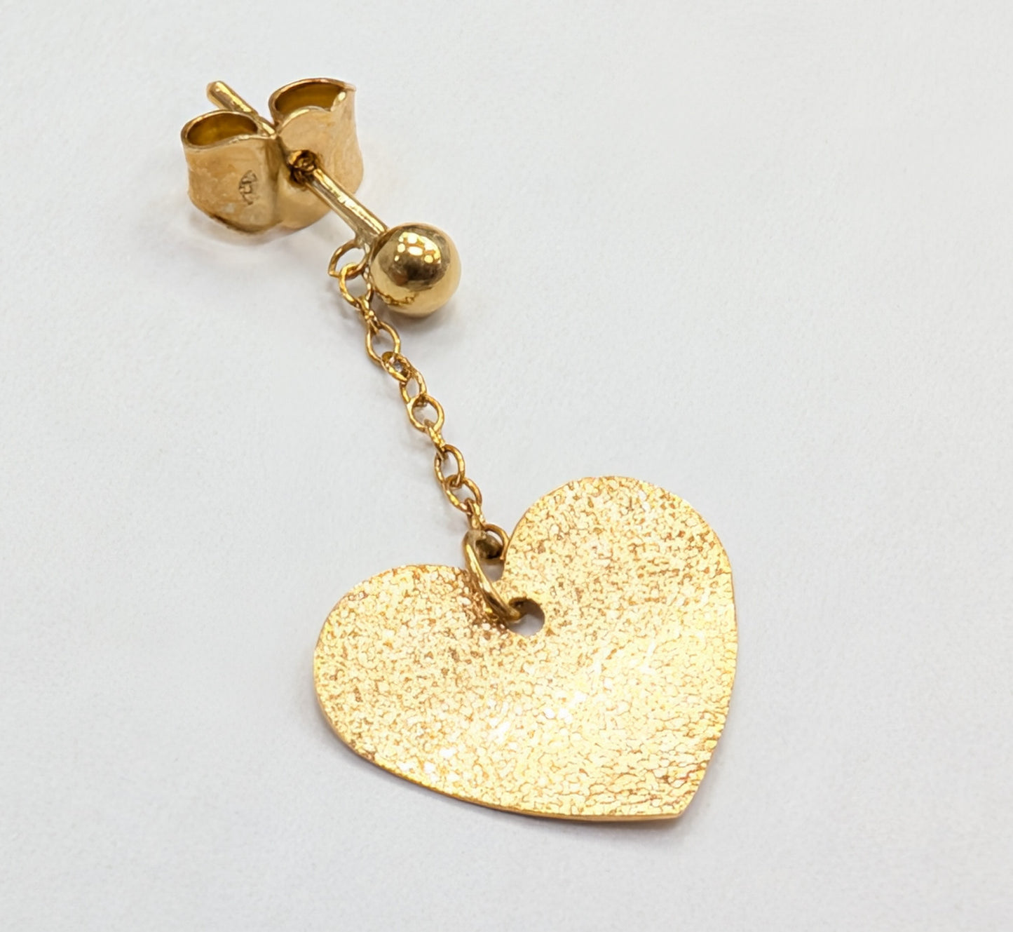 Boucles d'oreilles pendantes en or jaune 18K 1.67 Grs