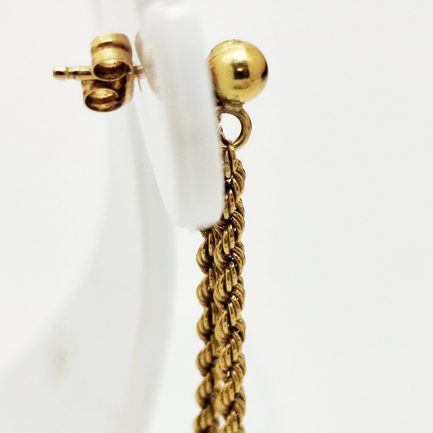 Boucles d'oreilles en or jaune 18 carats