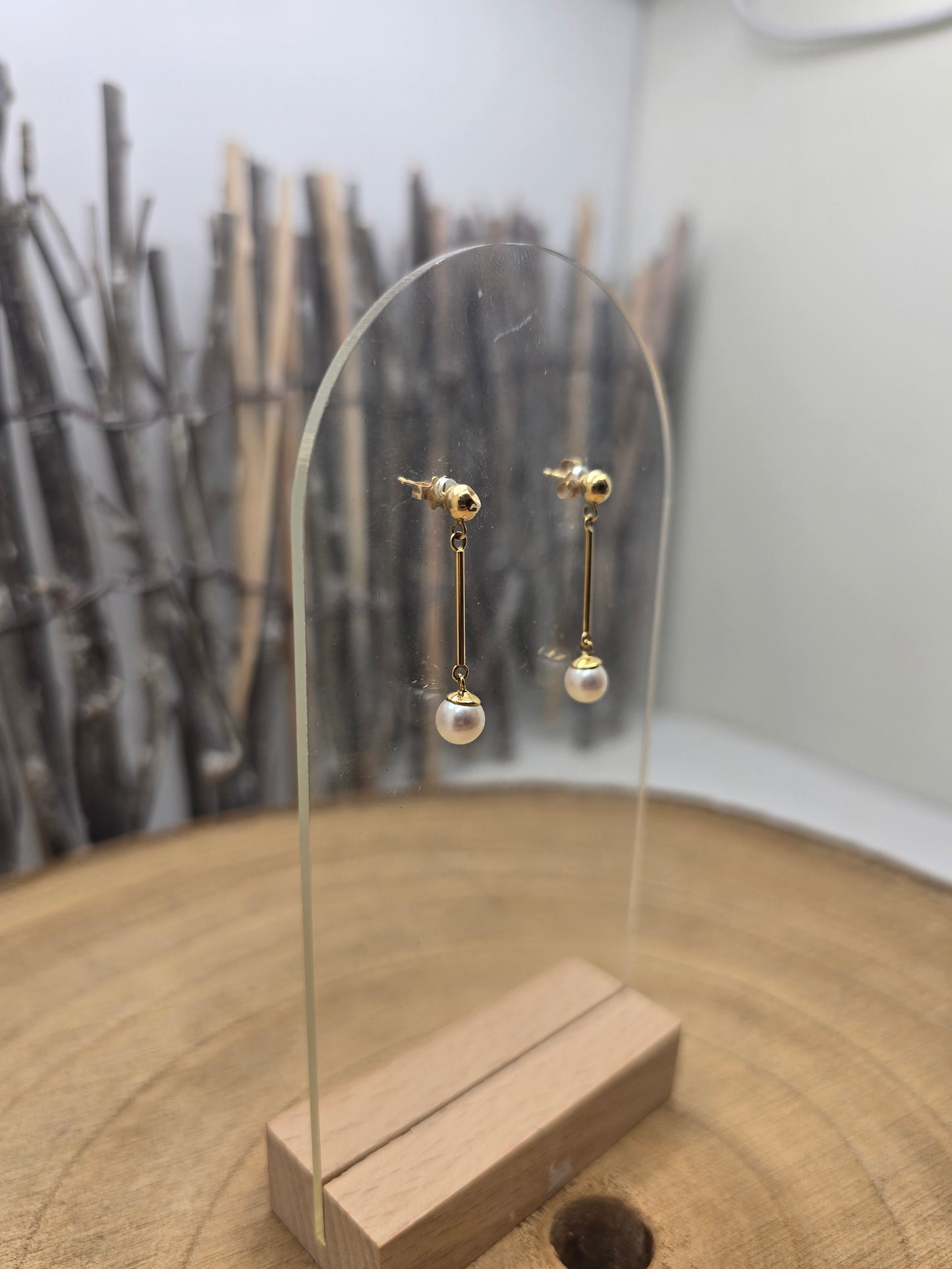 Boucles d'oreilles en Or Jaune 18K 1.28 Grs
