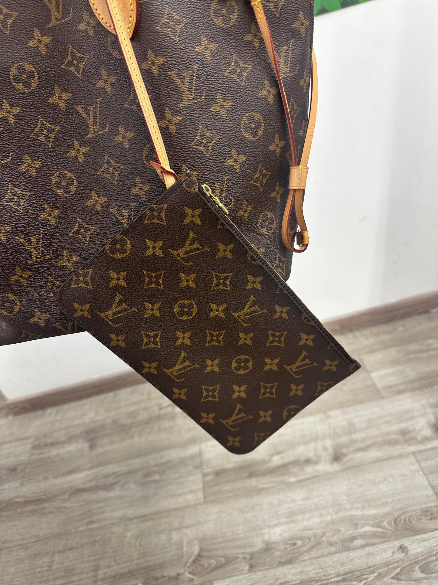 Sac à main Louis Vuitton Nerverfull MM en cuir marron