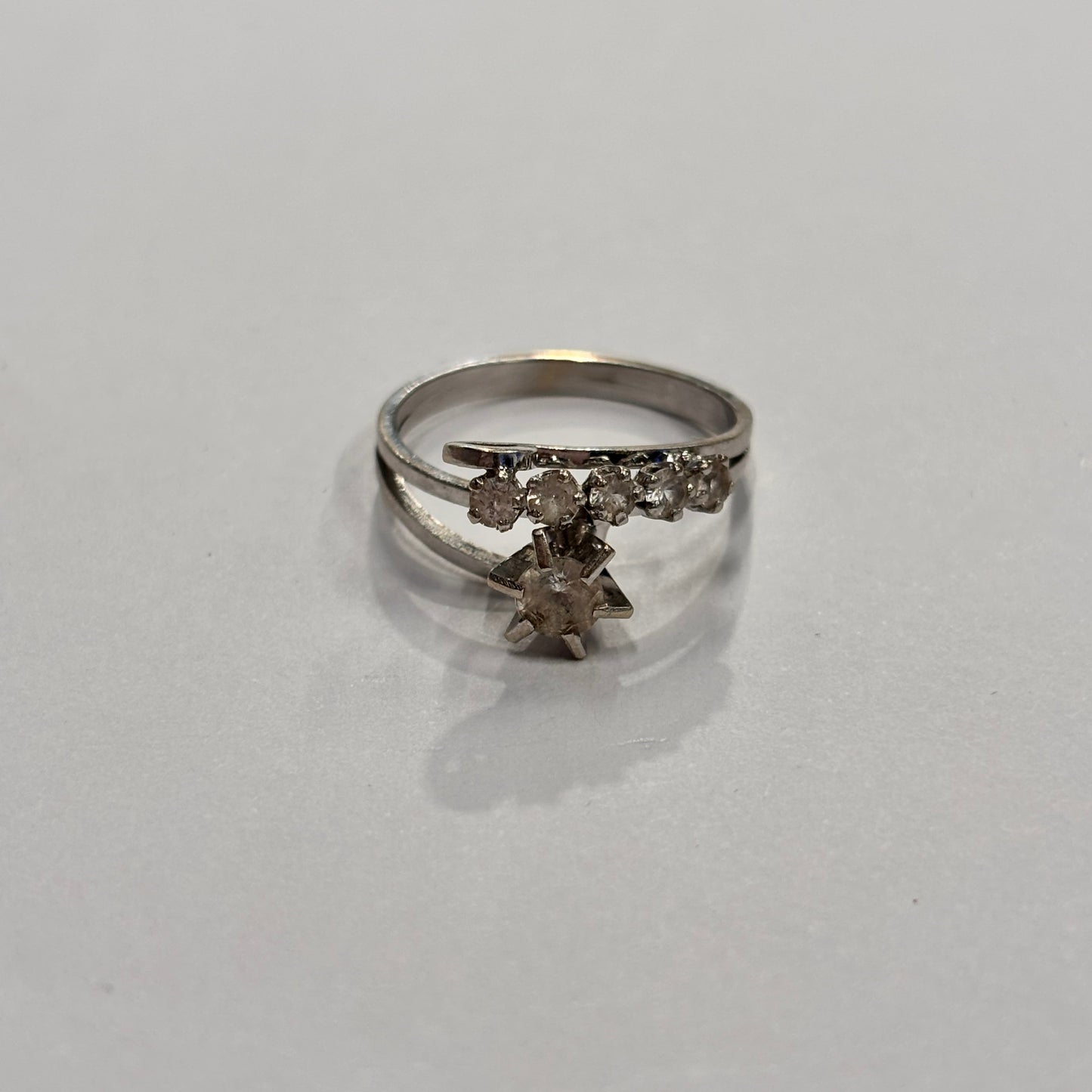 Bague en Or Blanc 18K Taille-51