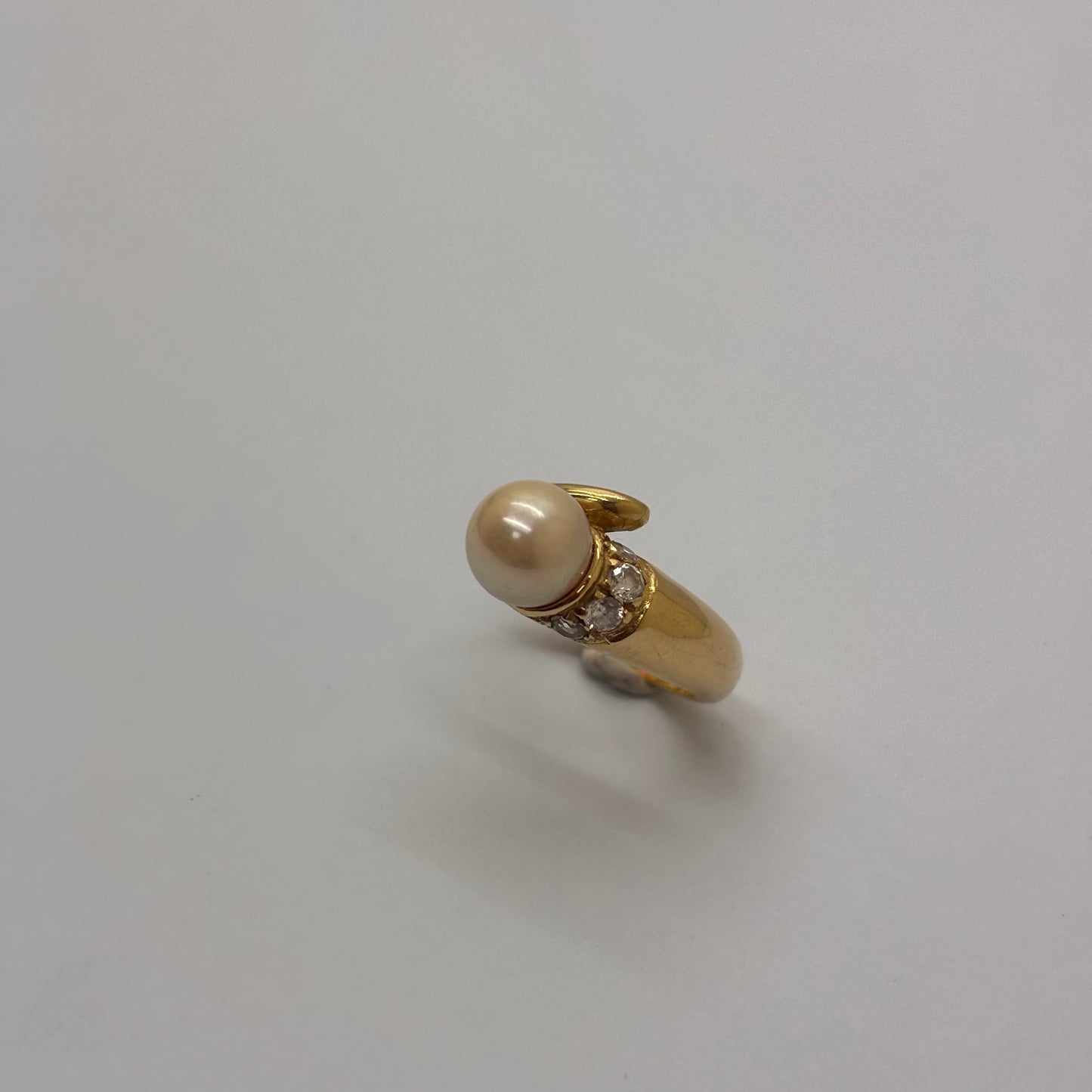 Bague en or jaune 18K Taille-50