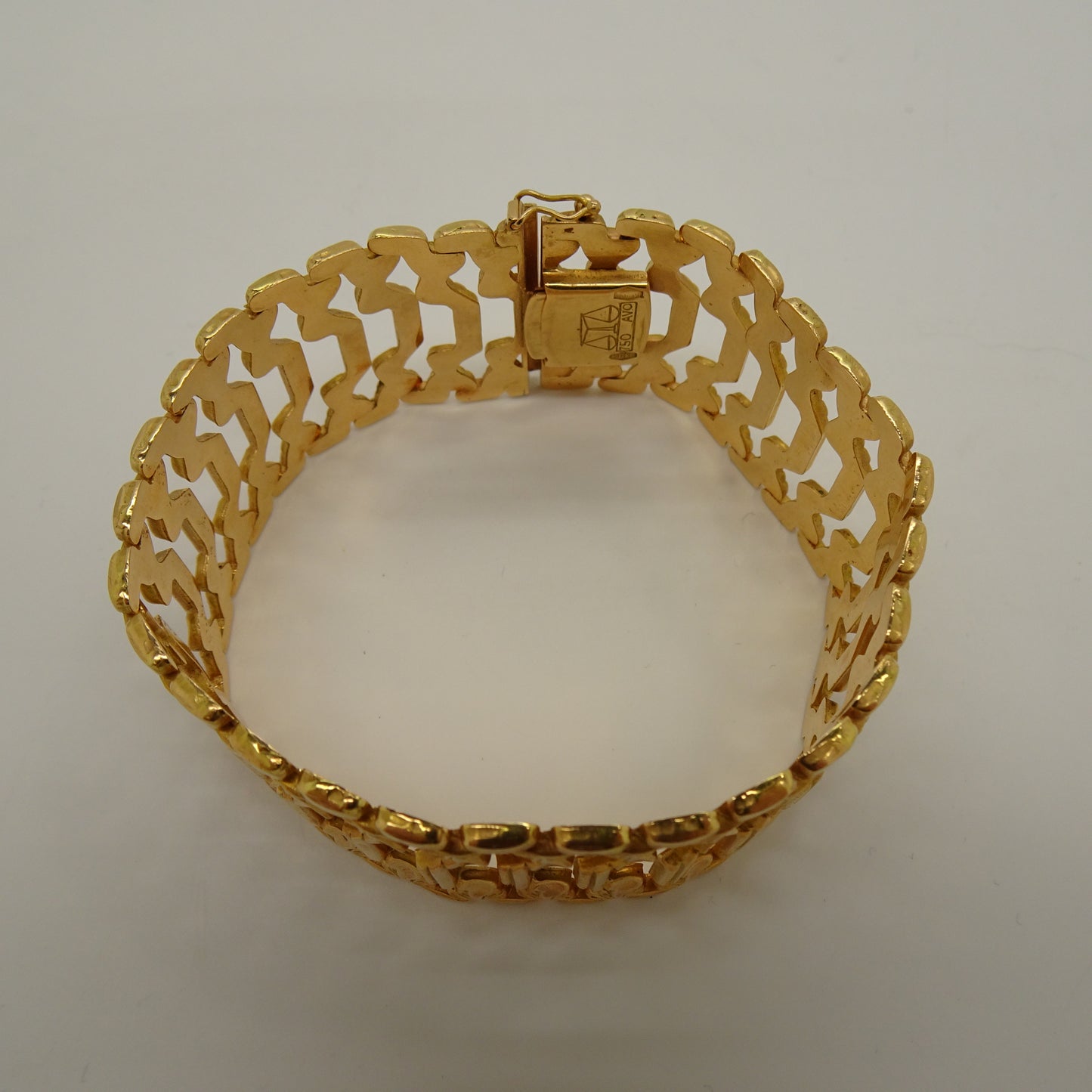Bracelet Manchette Or Jaune 18K Lg20