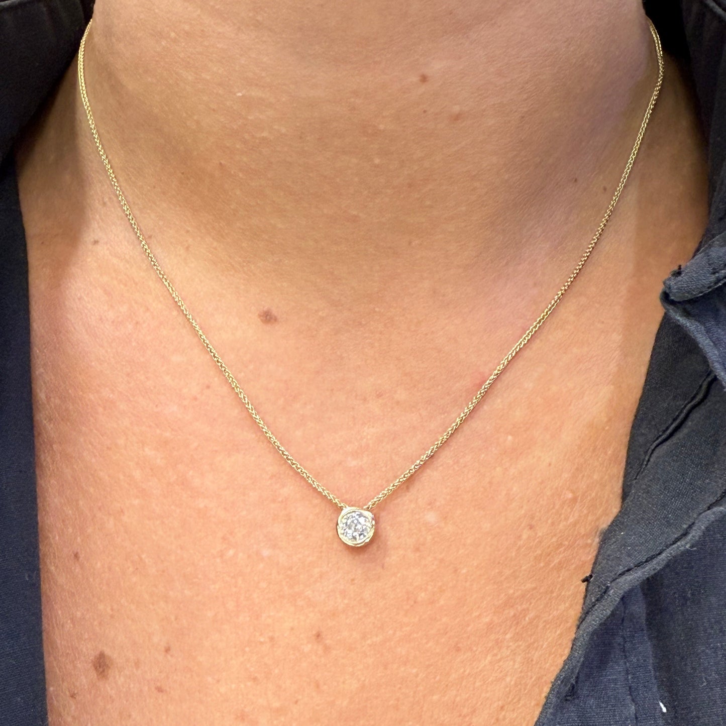 Collier Princesse Or Jaune 18k 3.06 Grs