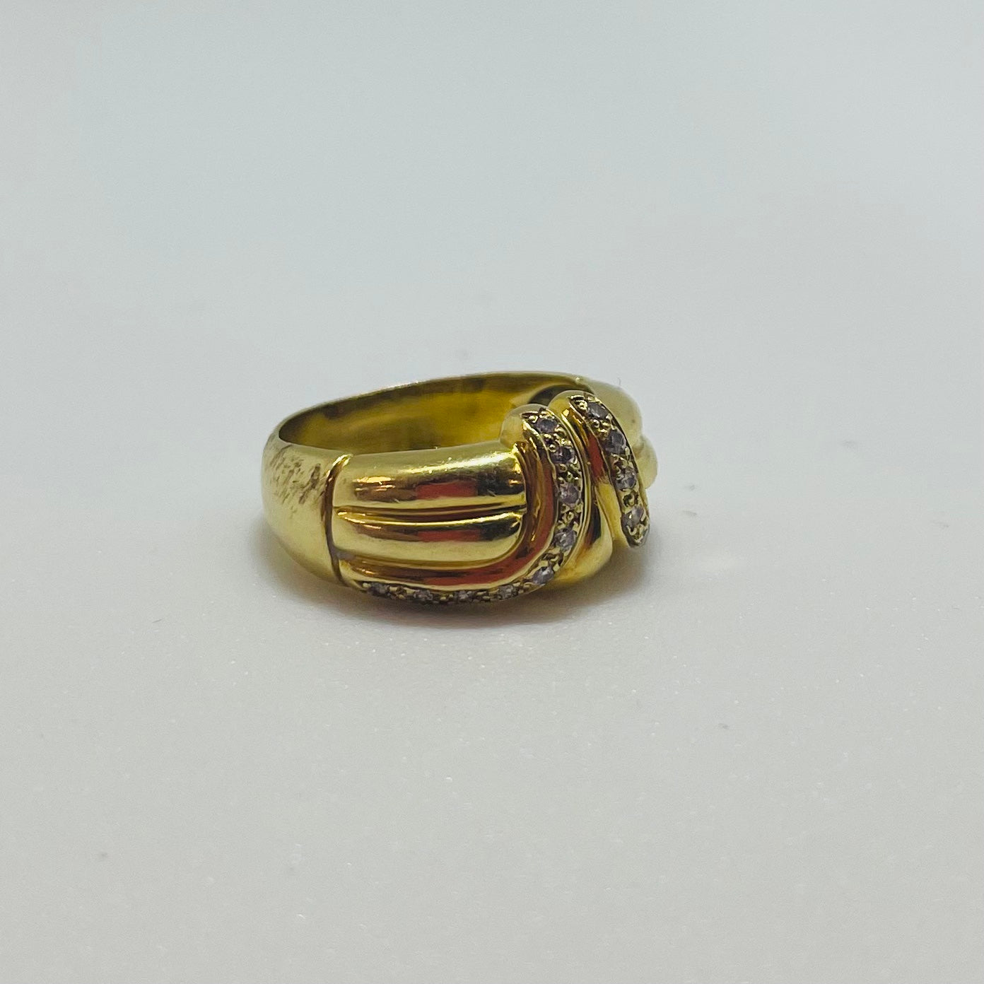 Bague en Or Jaune 18K Taille-52