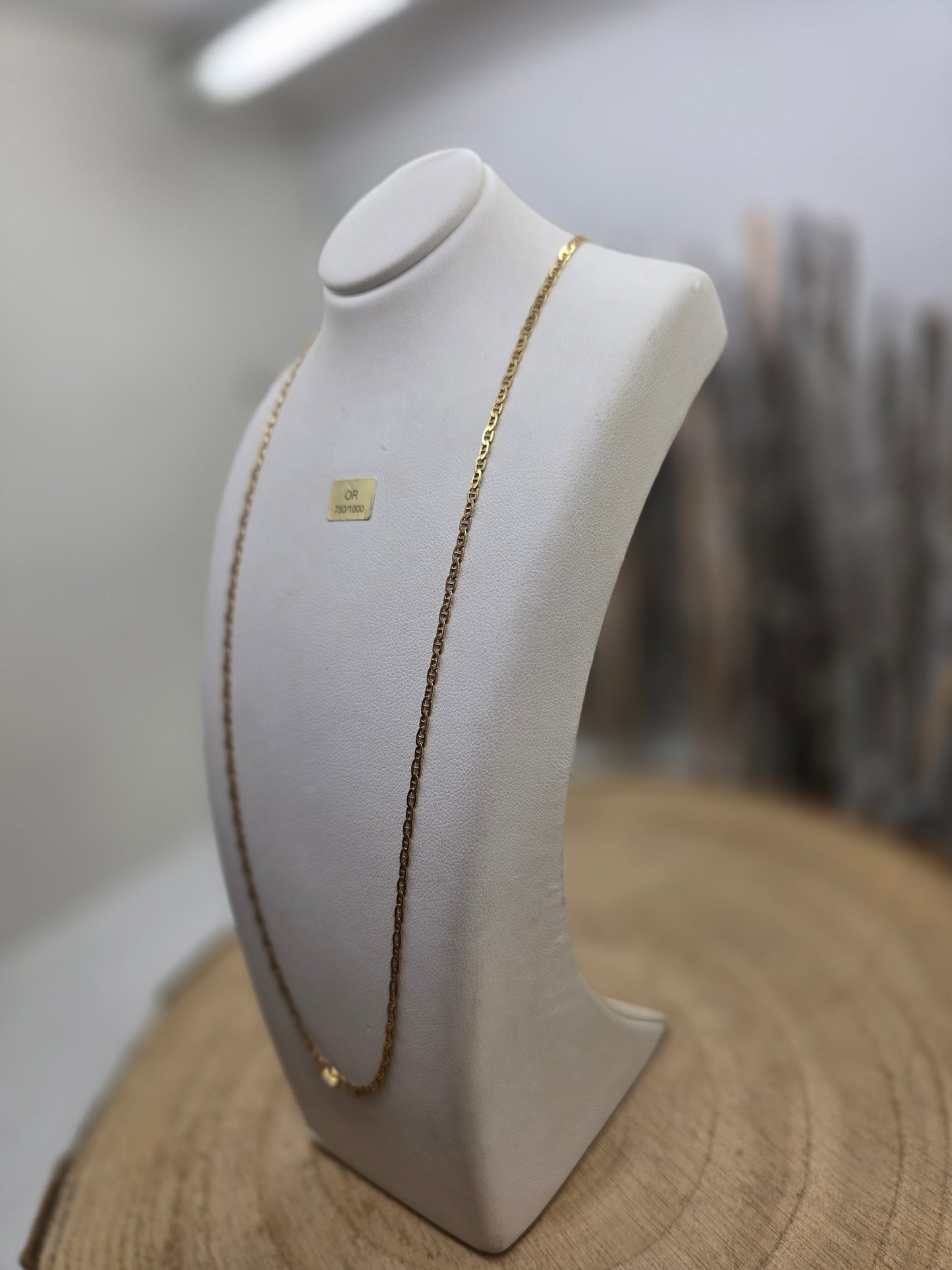 Collier Sautoir en Or Jaune 18K 3.99 Grs
