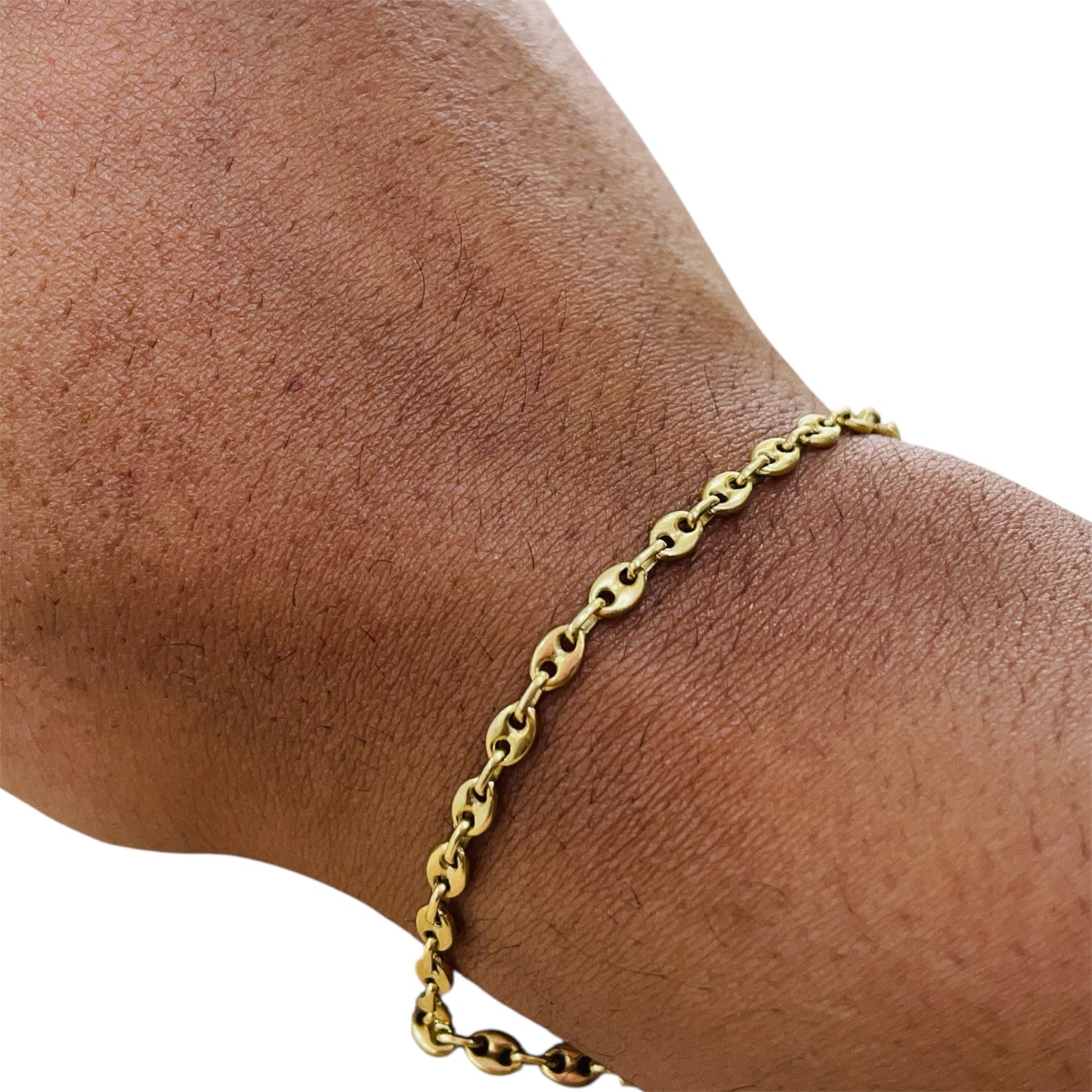 Bracelet Maillon en Or Jaune 18K 4.86 Grs