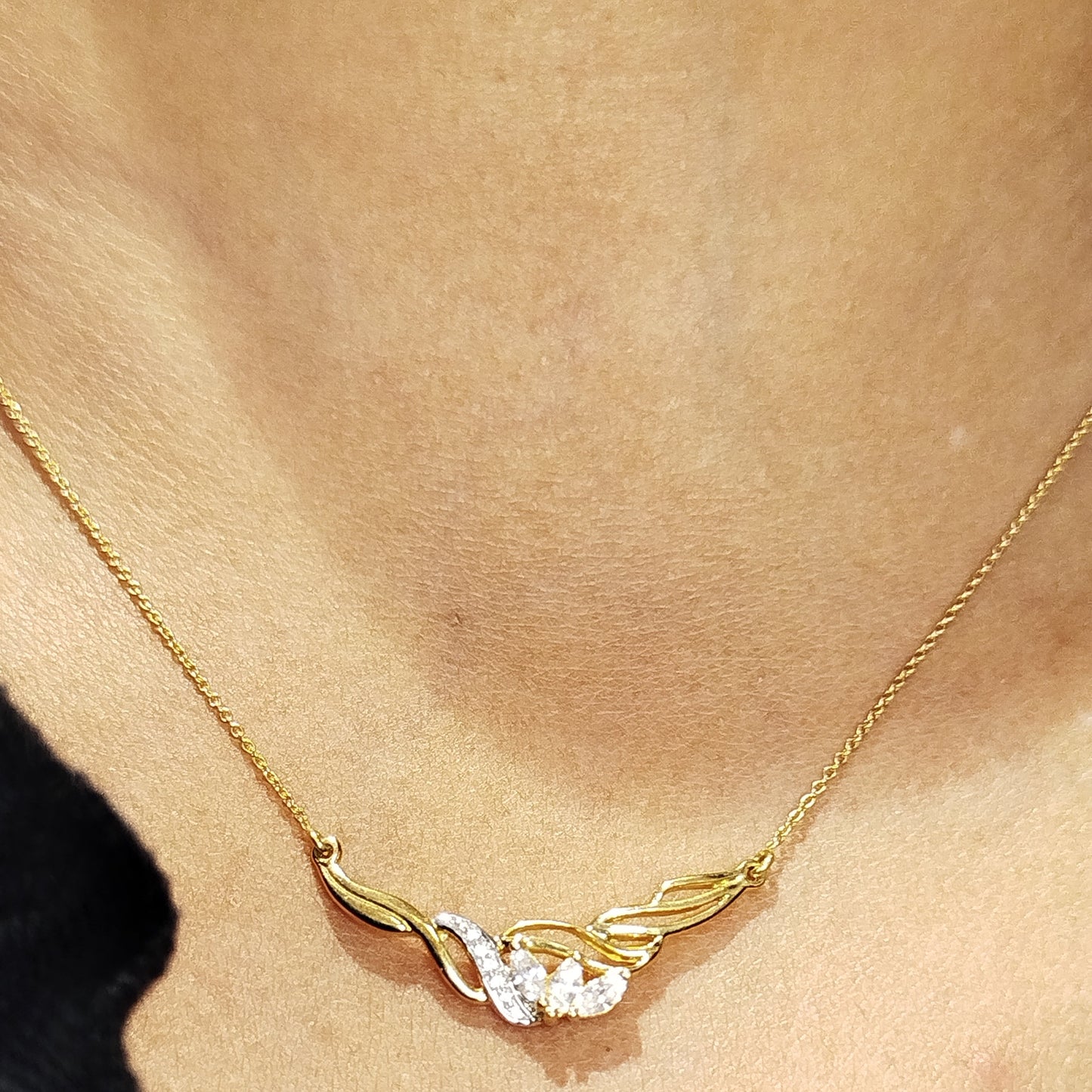 Collier Princesse en Or Jaune 18K 3.44 Grs