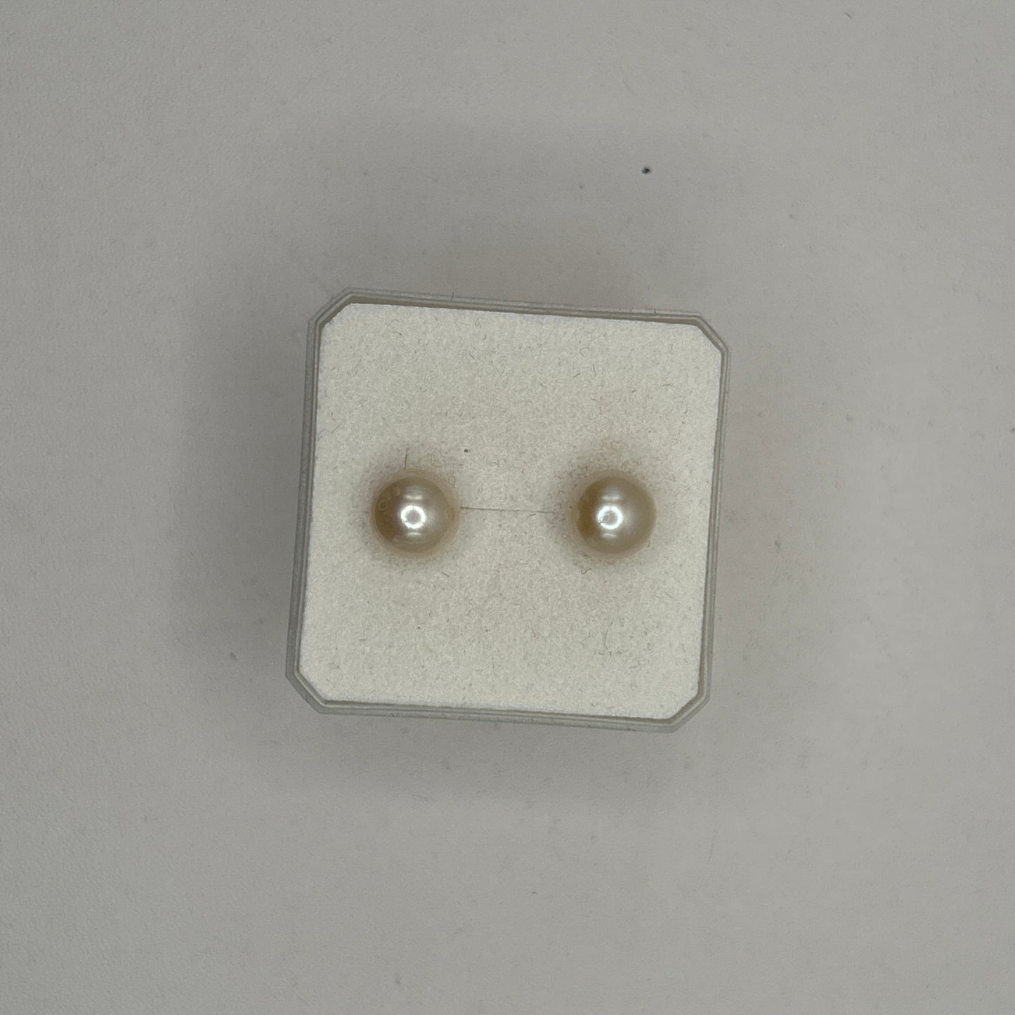 Boucles d'Oreilles en Perles de Culture en Or avec Fermoir Poussette