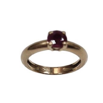 Bague Solitaire en Or Jaune 18K Taille 54