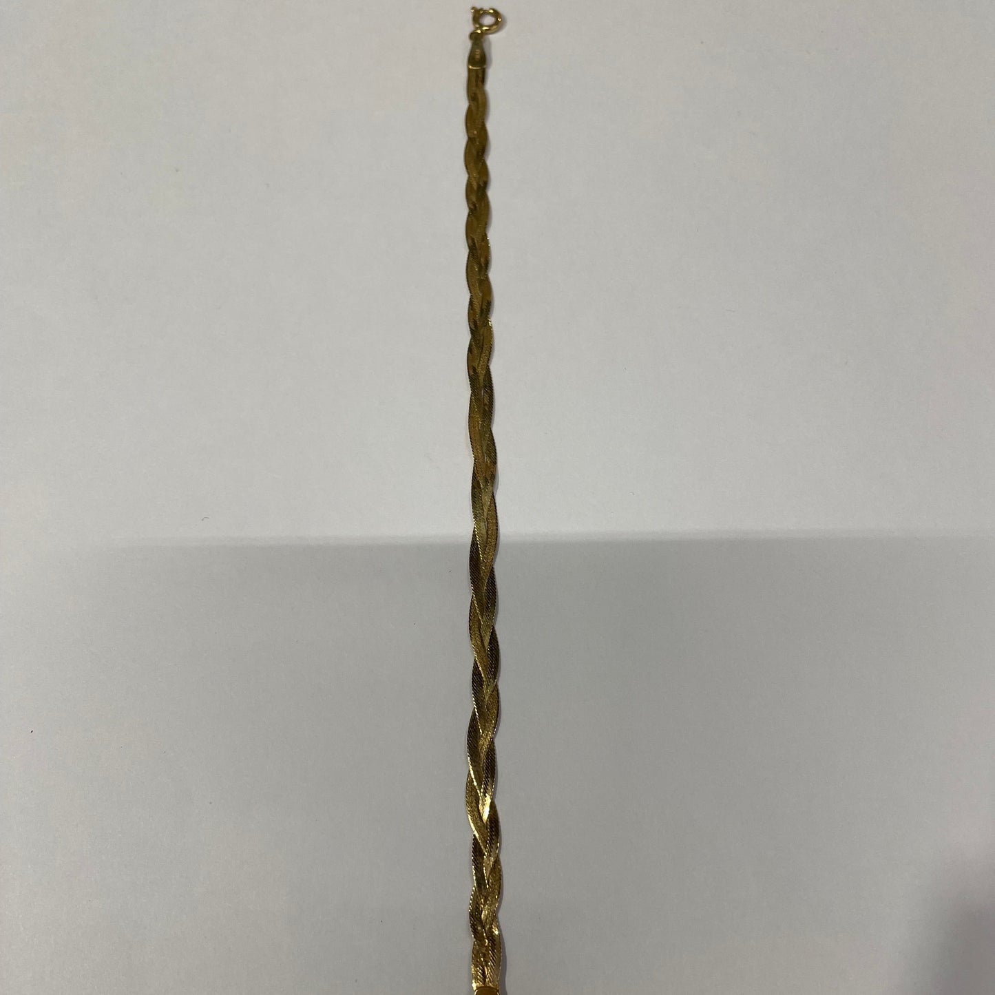 Bracelet Maillon Tressé en Or Jaune 18K 2.56 Grs