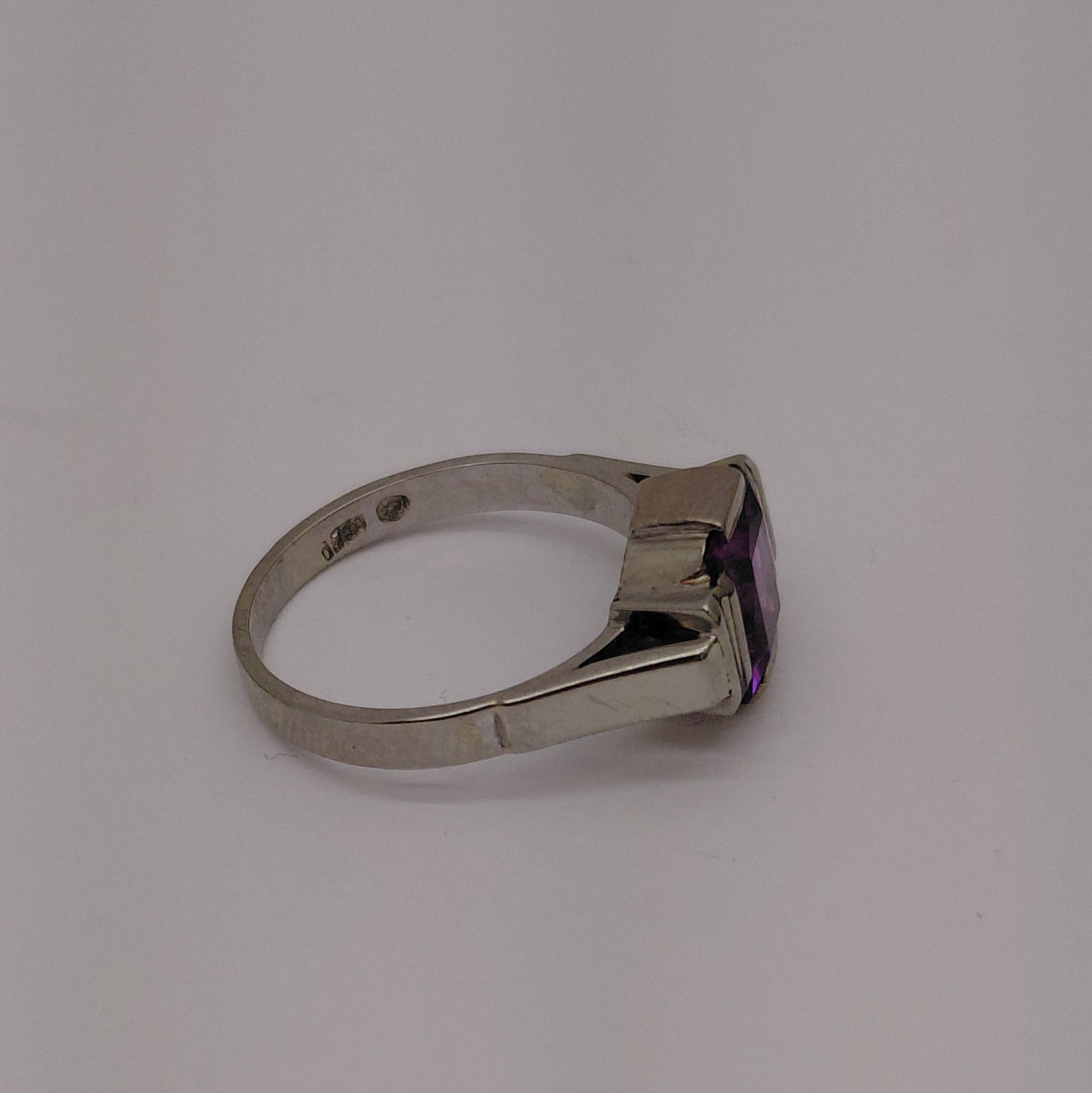 Bague en Or Gris 18K Taille-56