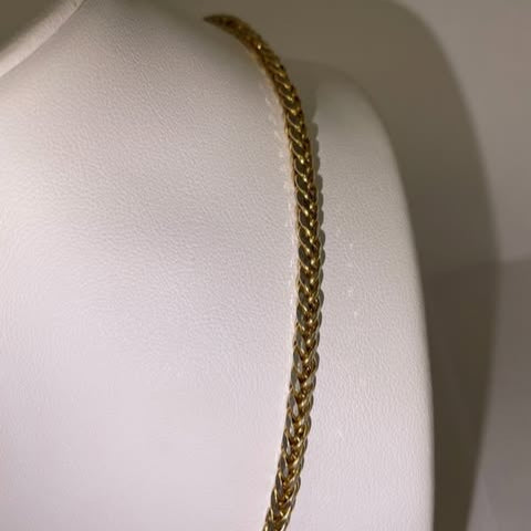 Collier Ras du Cou en Or Jaune 18K 12.12 Grs