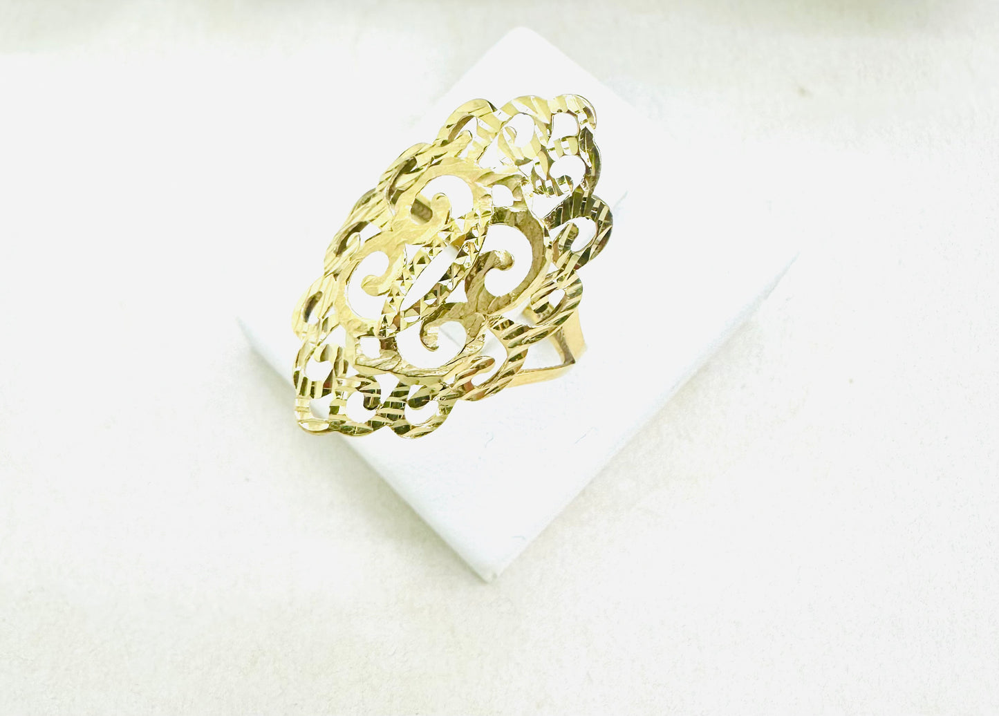 Bague filigrane en Or Jaune