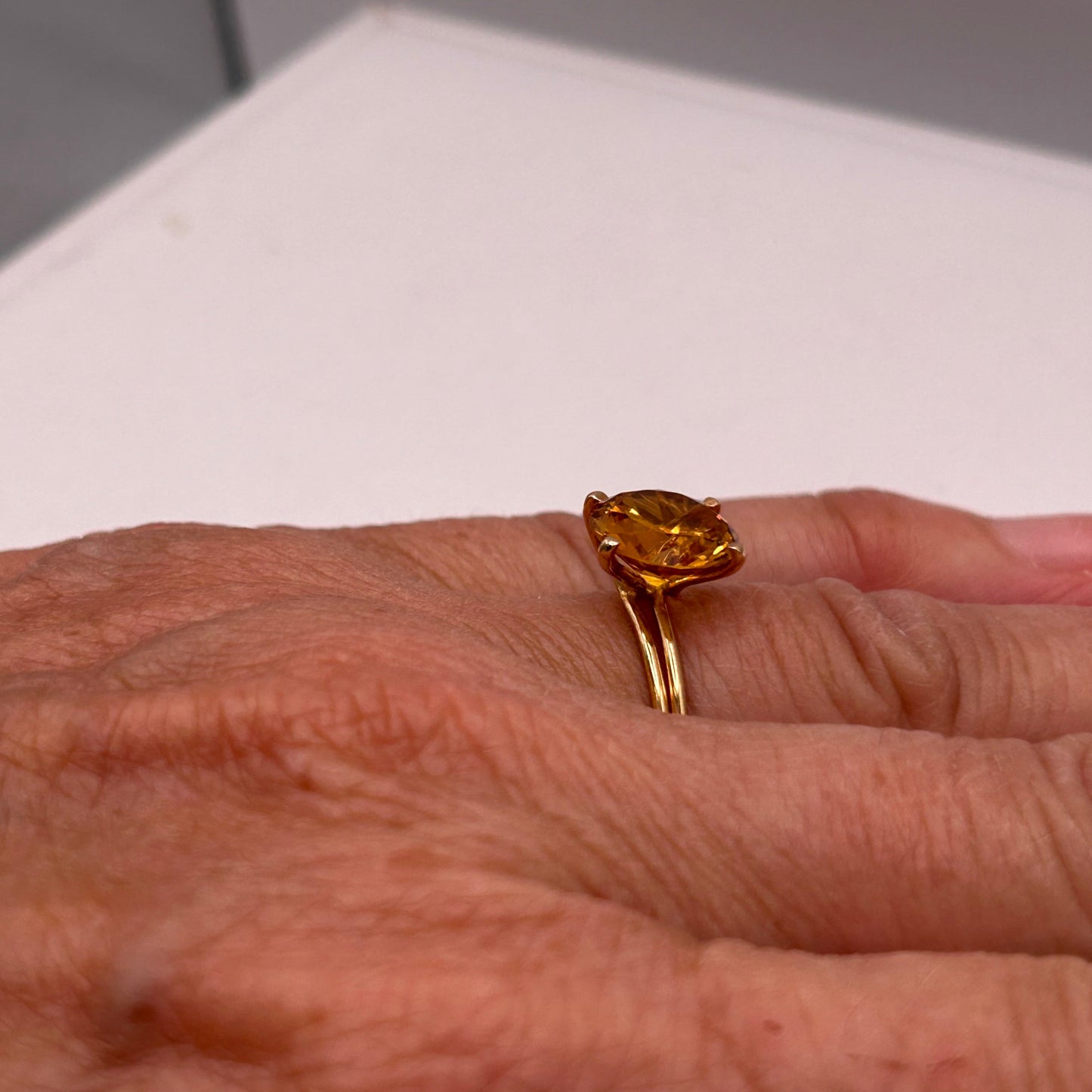Bagues en Or Jaune 18K Taille-55