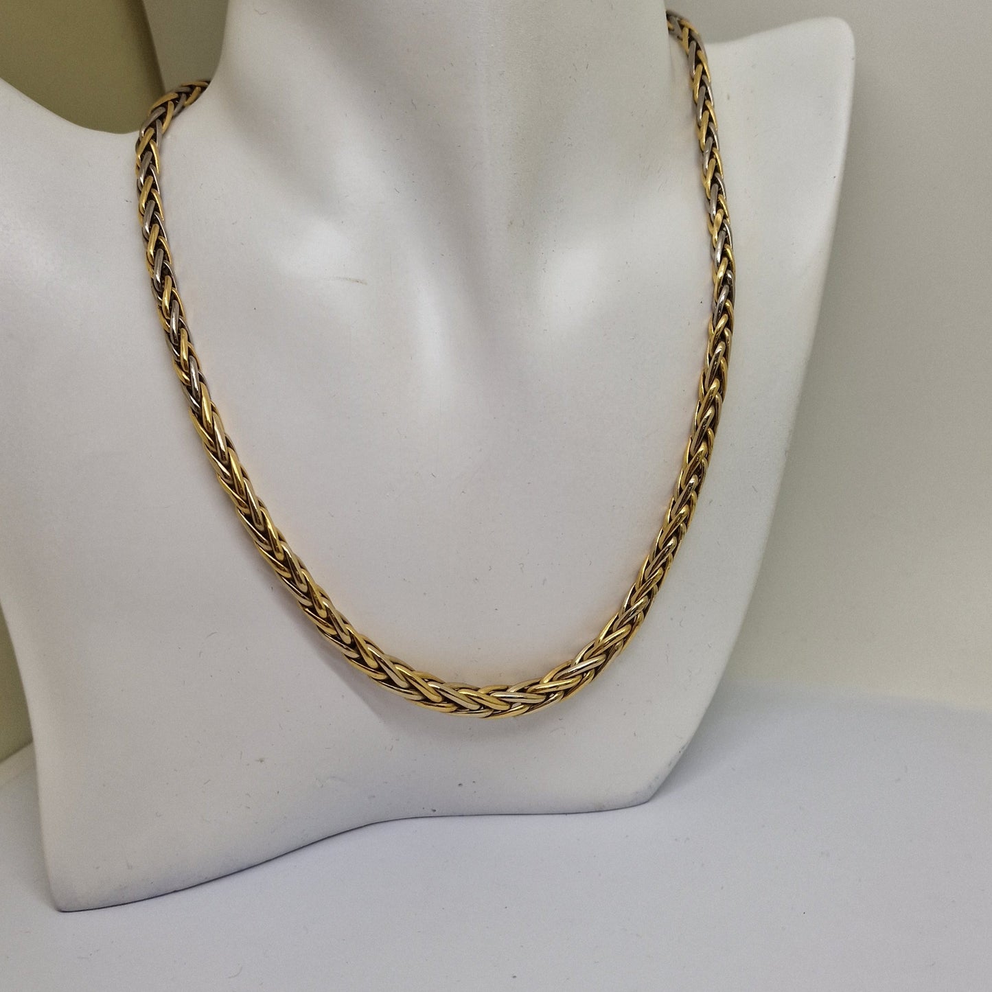 Collier Maille Palmier 2 Ors 18 K - 19,07 Grs