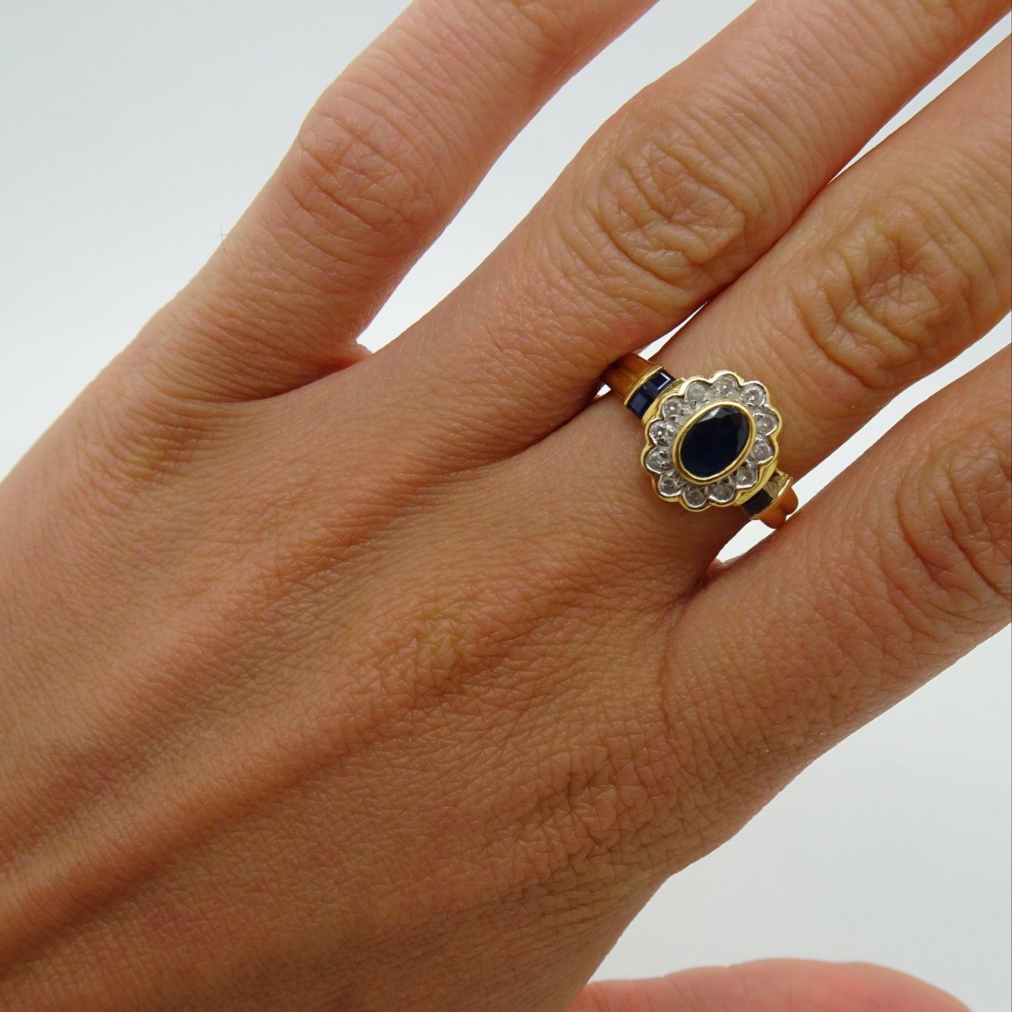 Bague Marguerite Or Jaune 18K Taille-55
