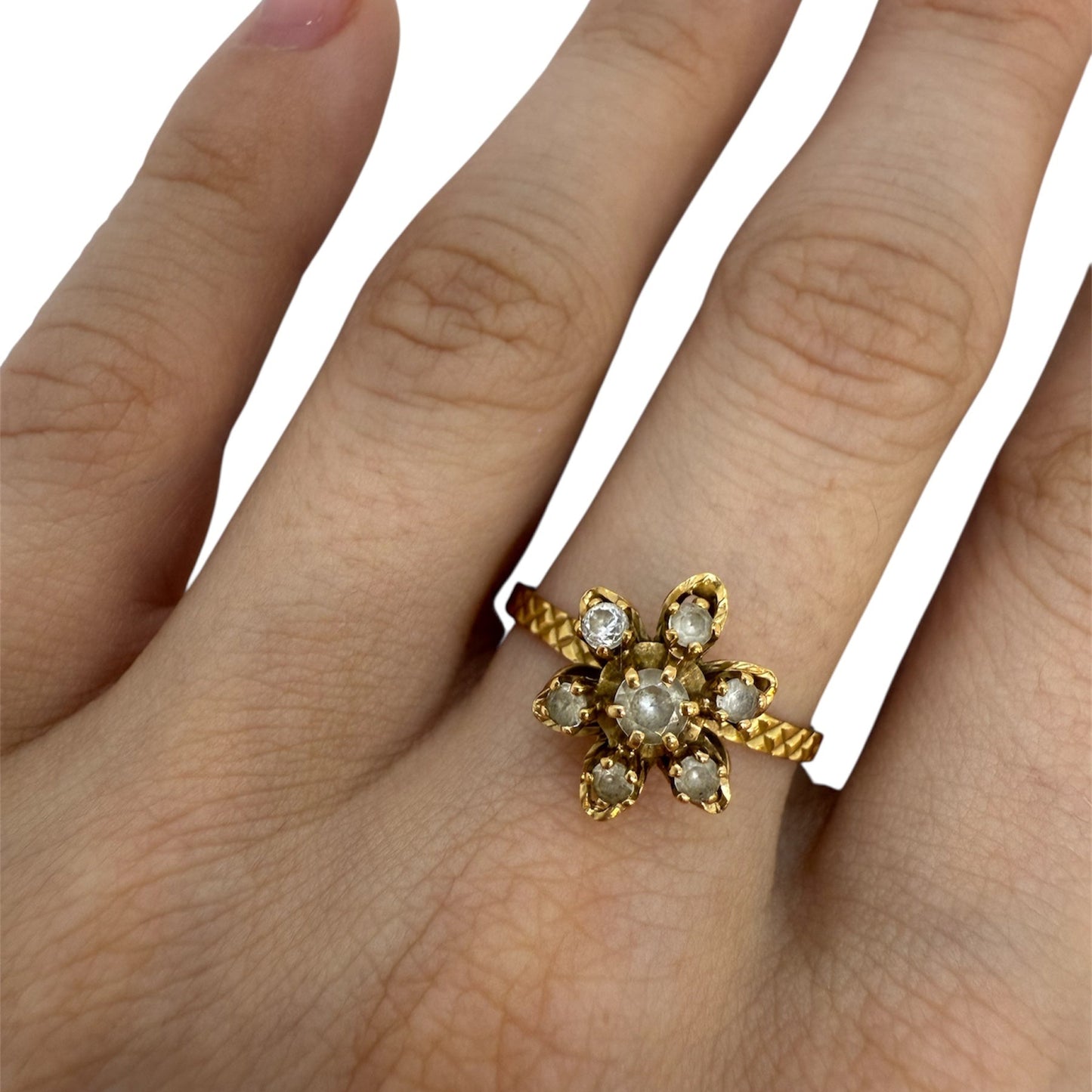 Bague Chou en Or Jaune 18K Taille-59