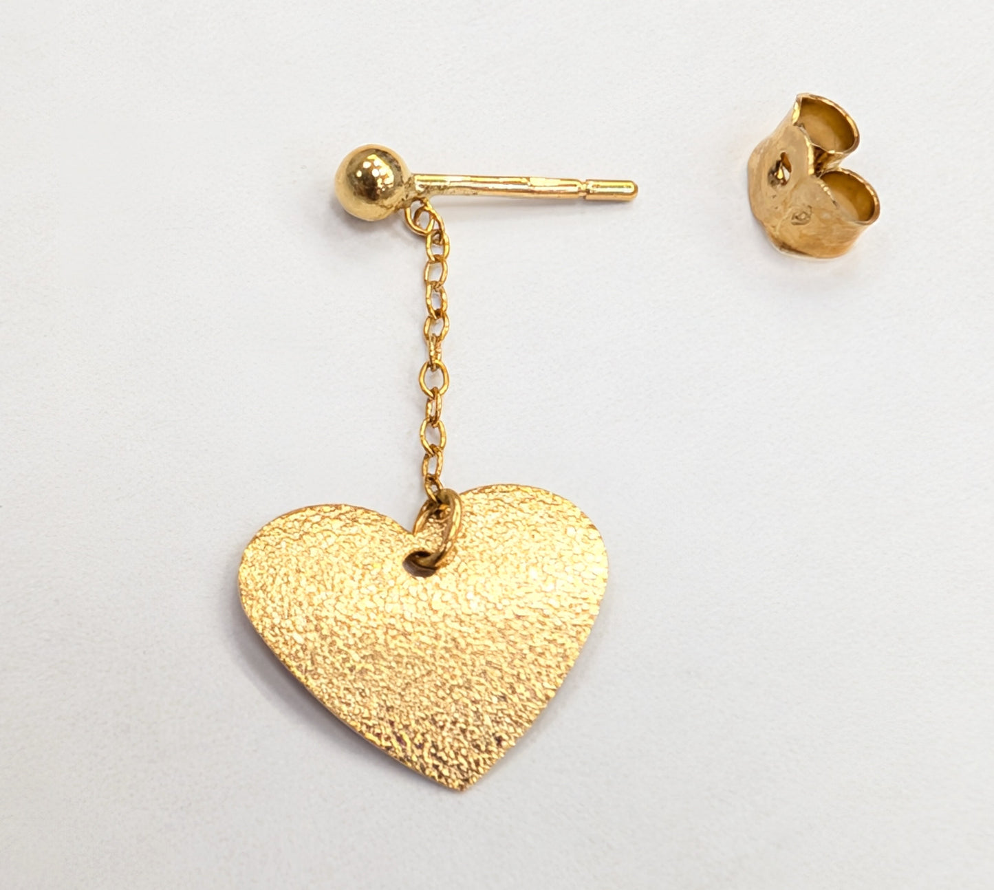 Boucles d'oreilles pendantes en or jaune 18K 1.67 Grs