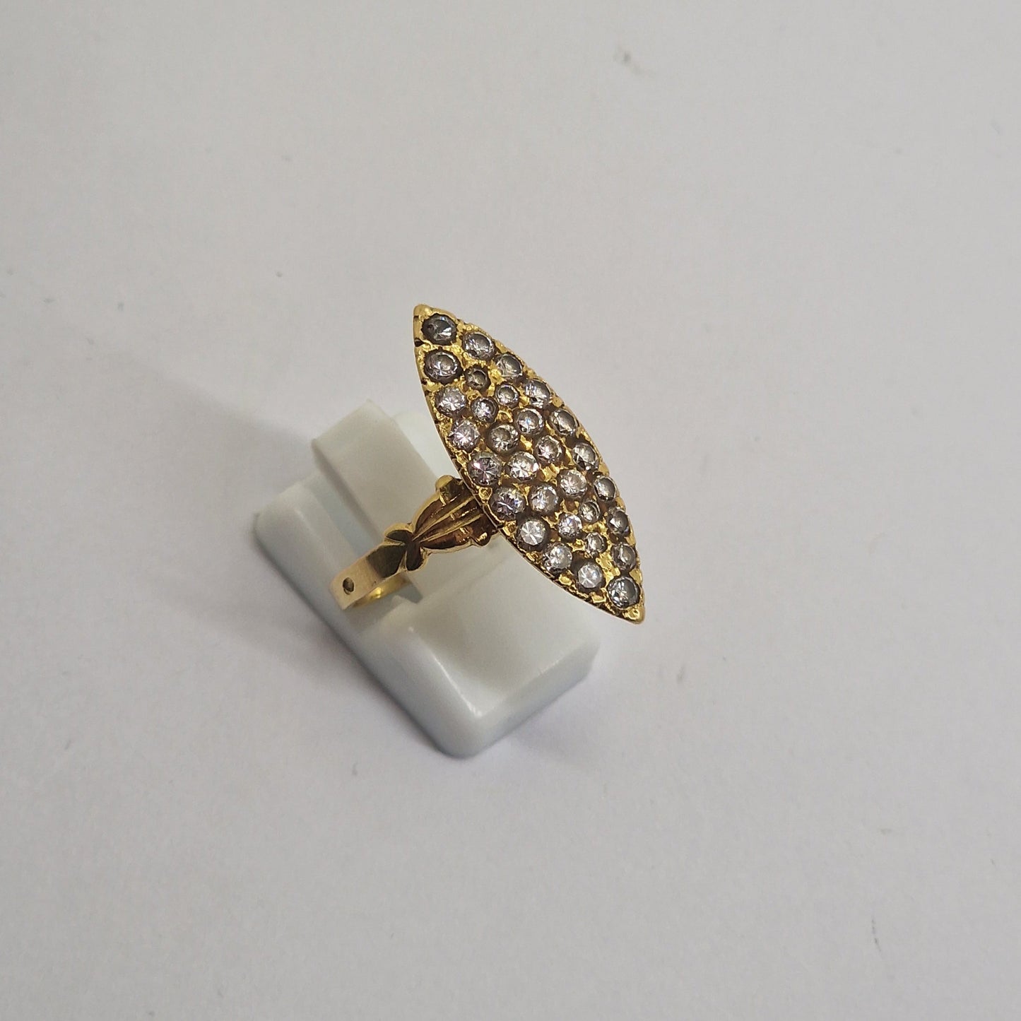 Bague en or jaune 18 carats Taille-60