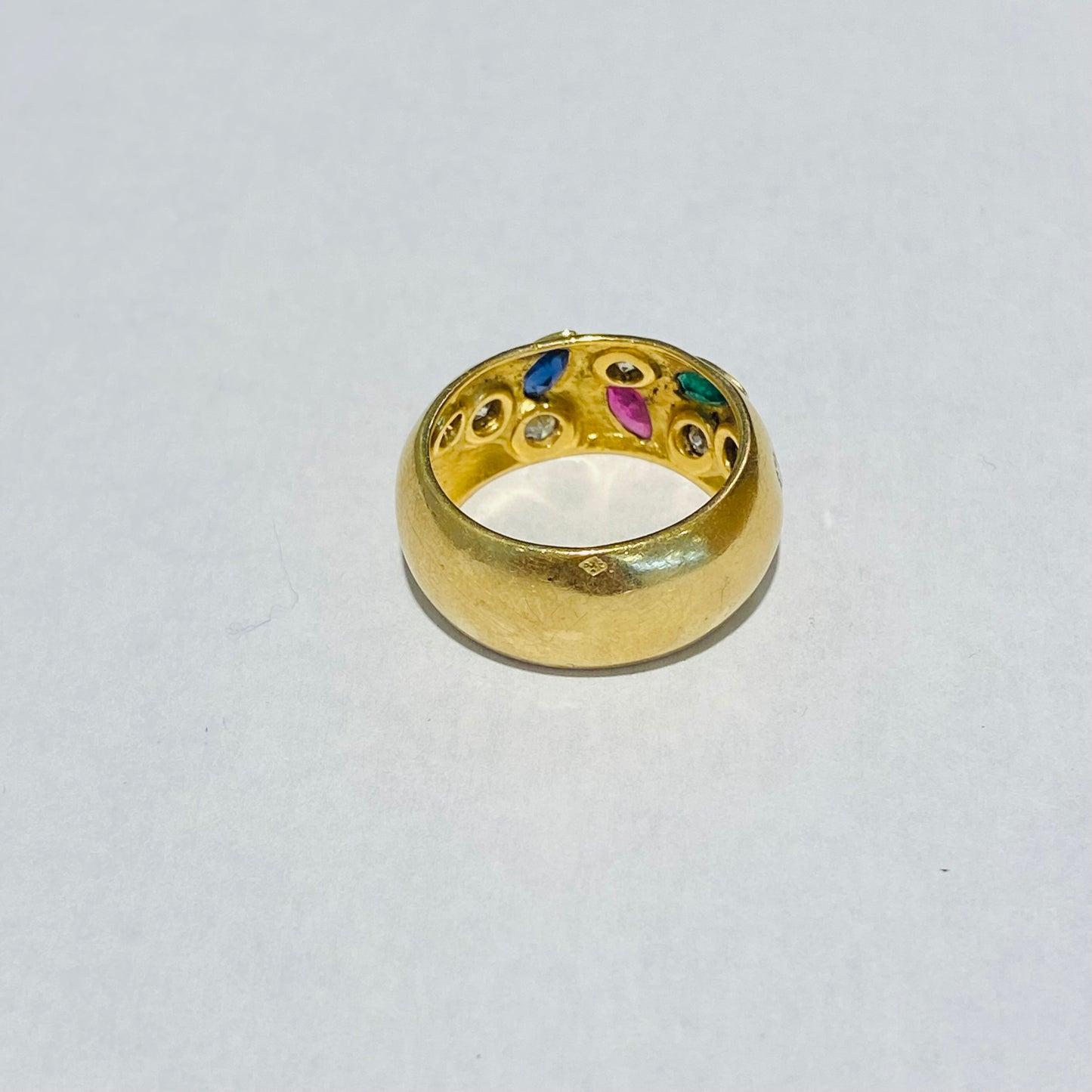 Bague en Or Jaune 18K Taille-52