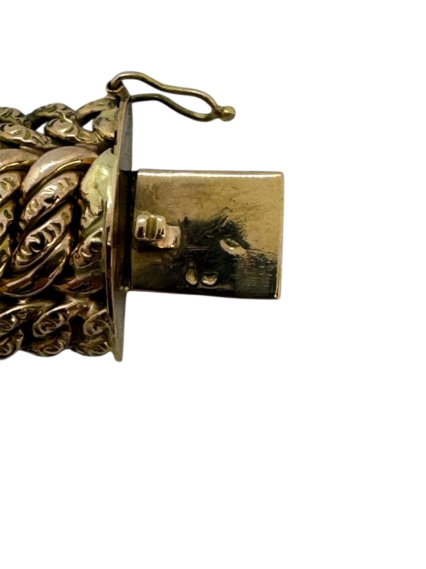 Bracelet Manchette Or Jaune 18K 45.81 Grs