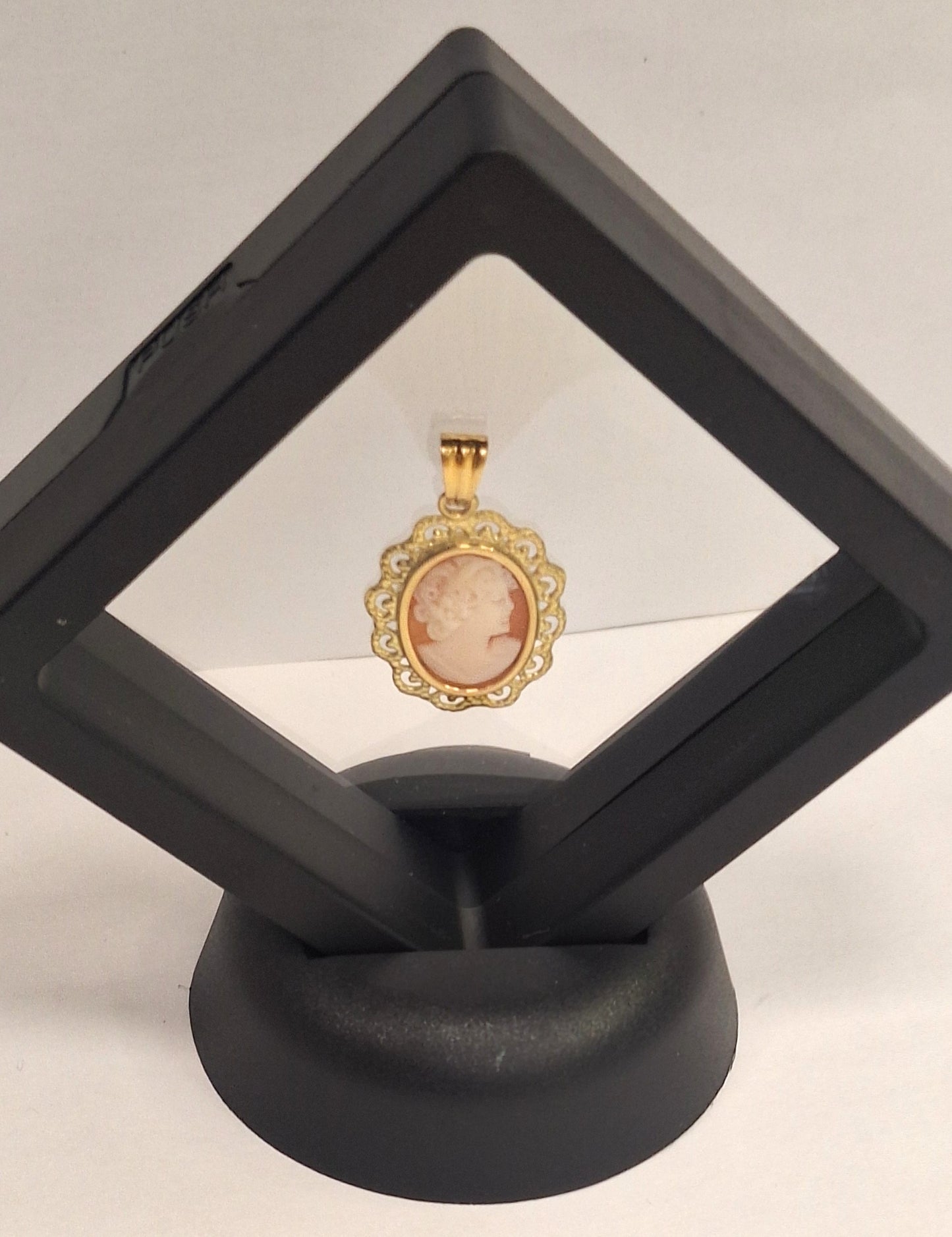 Pendentif camée Médaille Or Jaune 18K