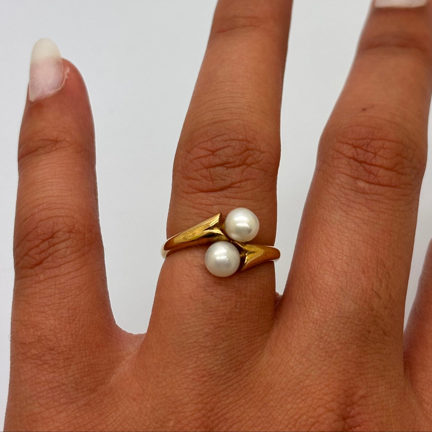 Bague en or jaune 18K Taille-52.5