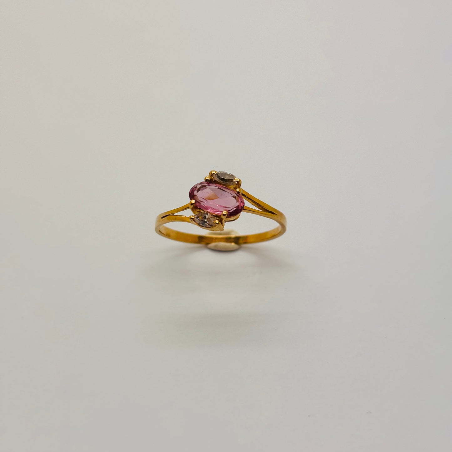 Bague En Or Jaune 18k Taille-58
