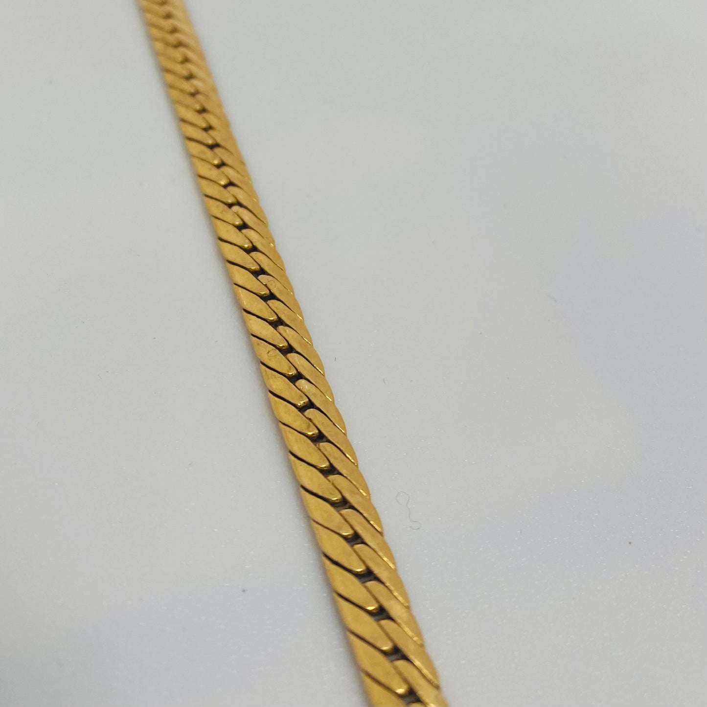 Bracelet or maille anglaise