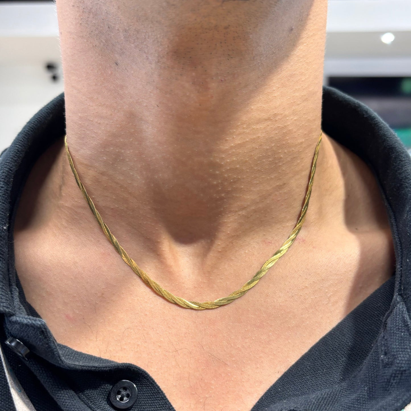 Collier Sautoir en Or Jaune 18K 6.88 Grs