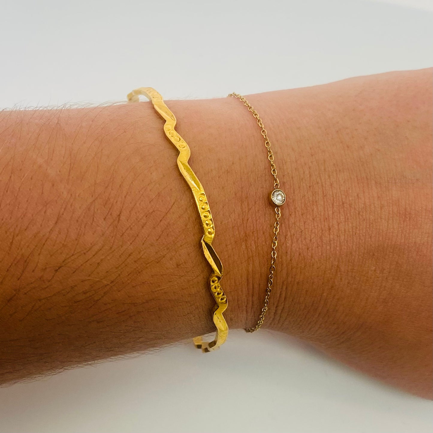 Bracelet Jonc en Or Jaune 22 Carats