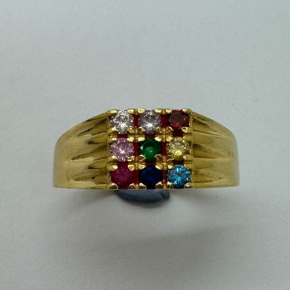 Chevalière en or jaune 18K Taille-65