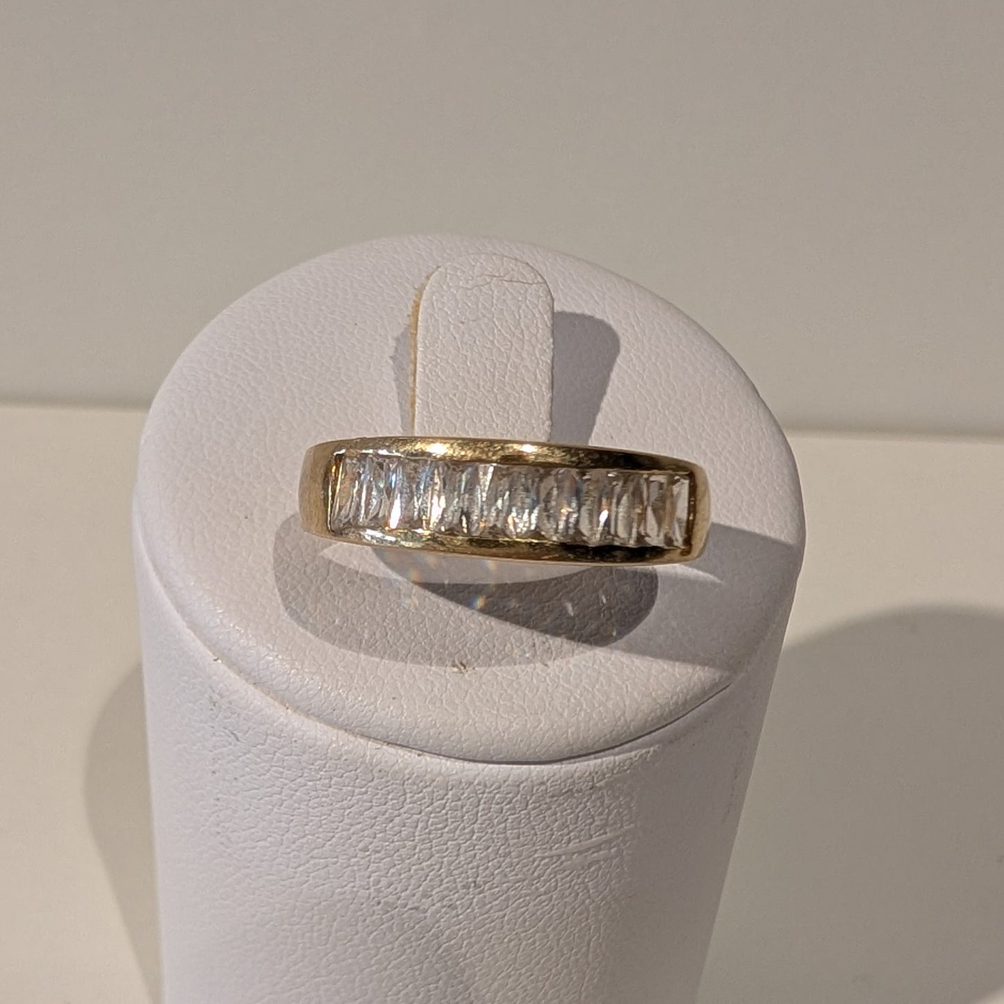 Bague ancienne en Or jaune 18K avec Oxydes