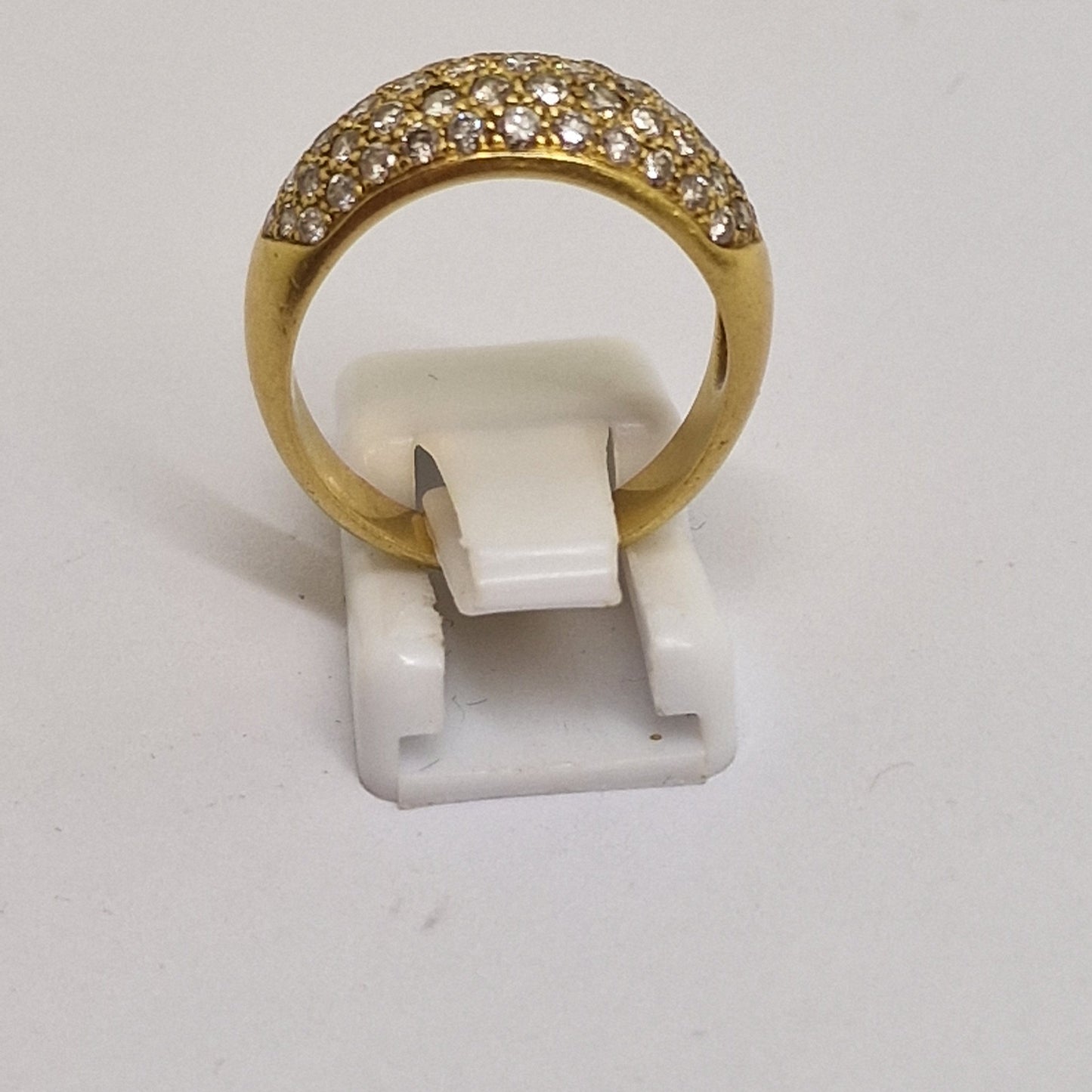Bagues en Or Jaune avec Diamants 18 carats Taille-55
