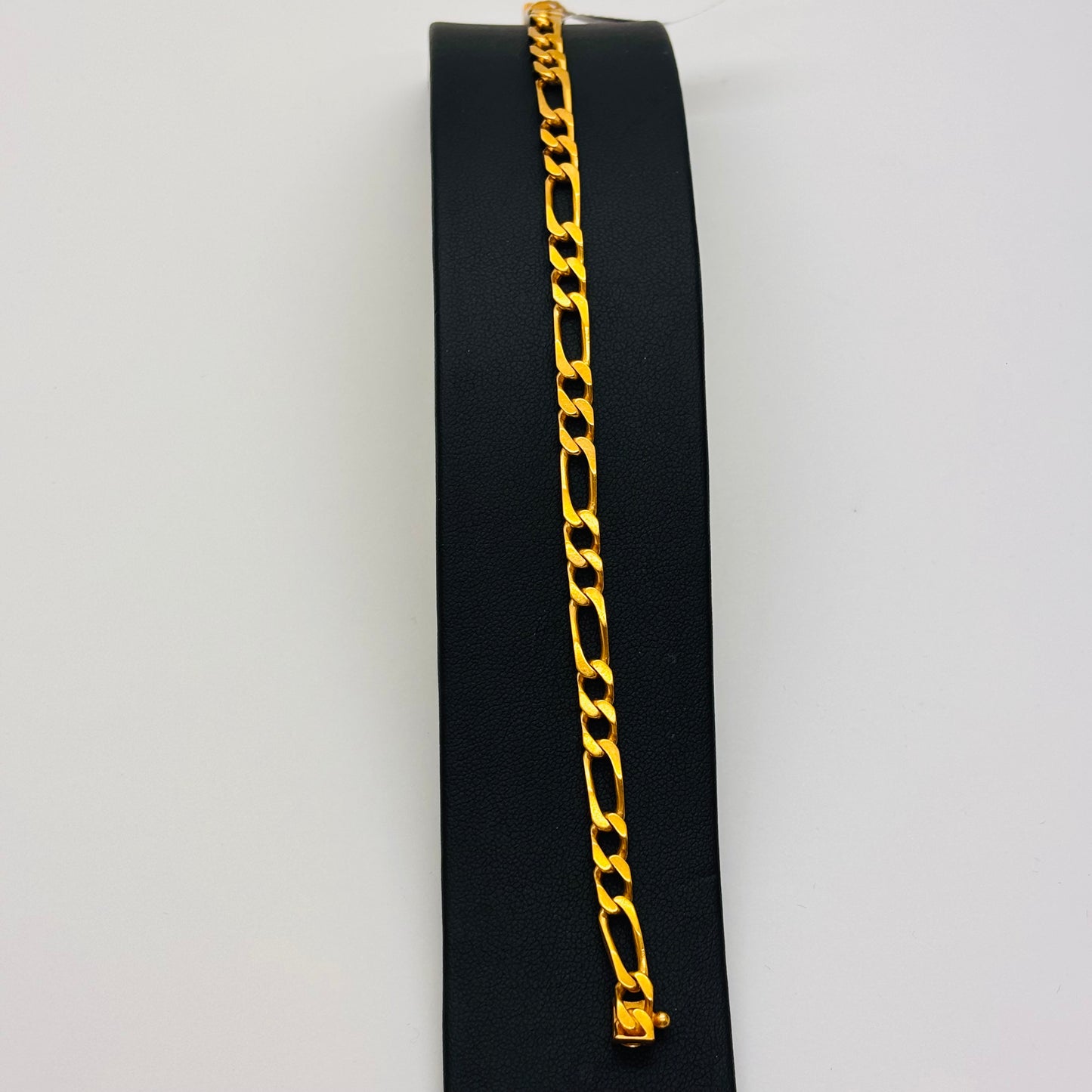 Bracelet gourmette en or jaune 18K 15.30 Grs