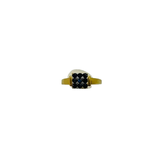 Bague en Or Jaune 18K Taille-52.5