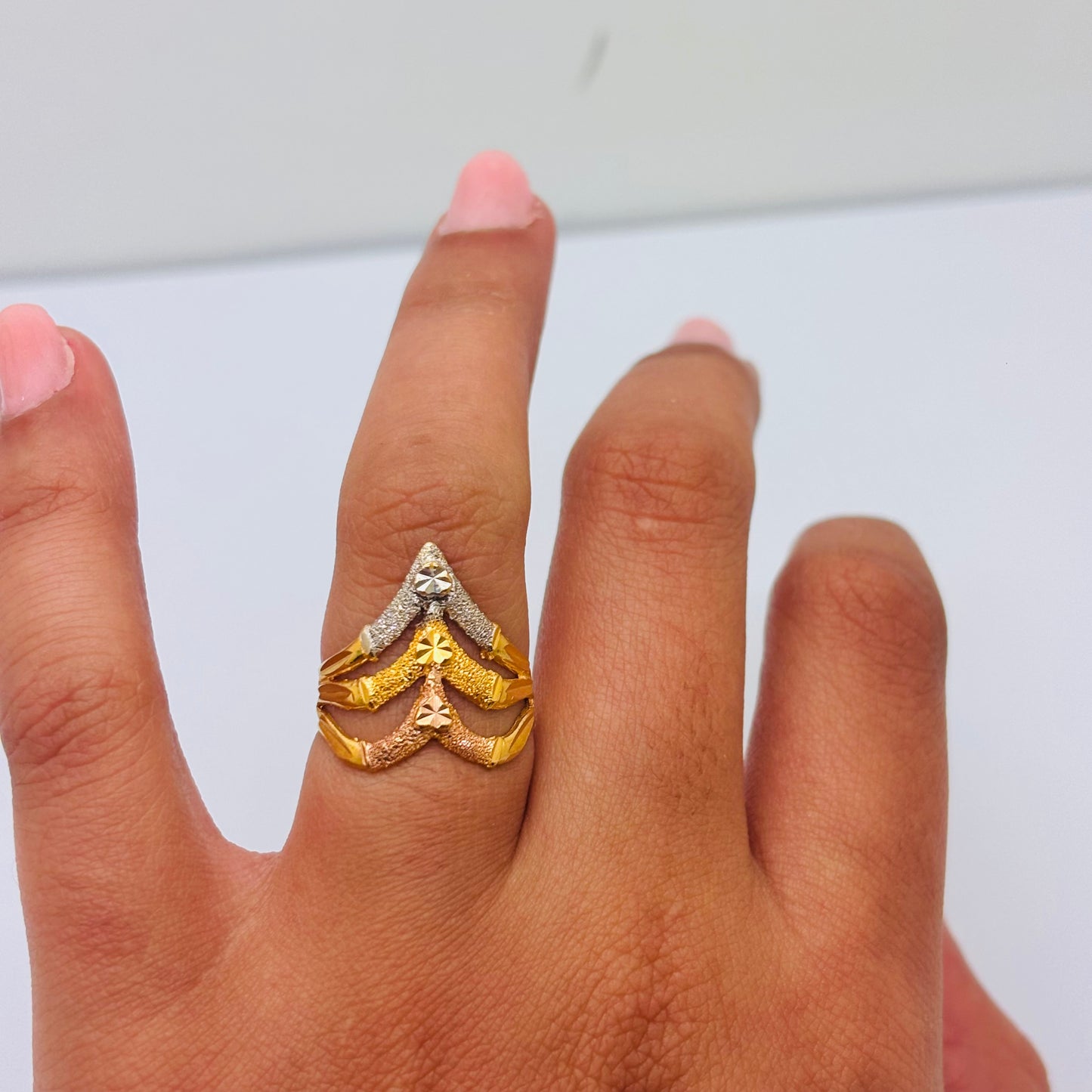 Bague en 3 ors 22K Taille-51