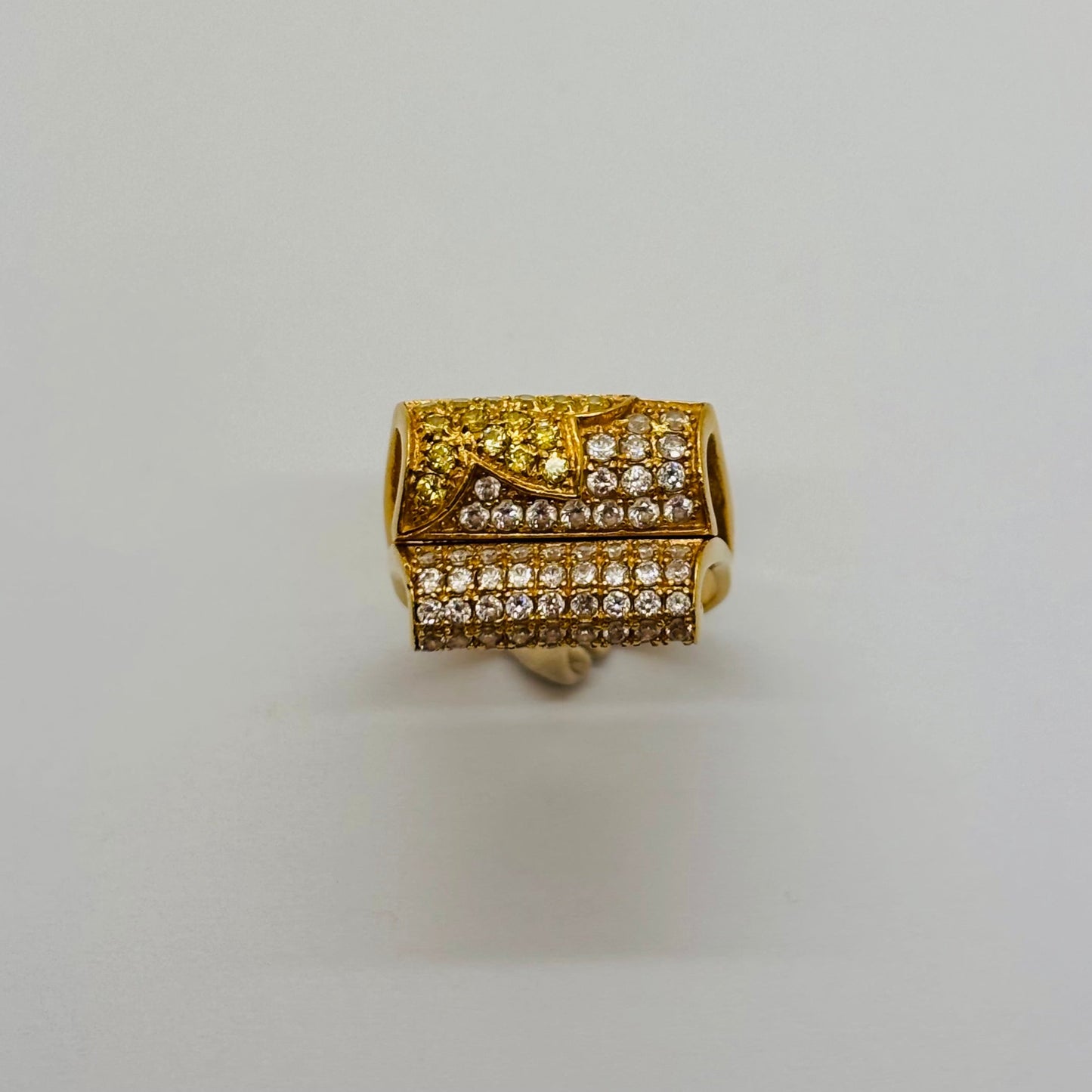 Bague en or jaune 18K Taille-59