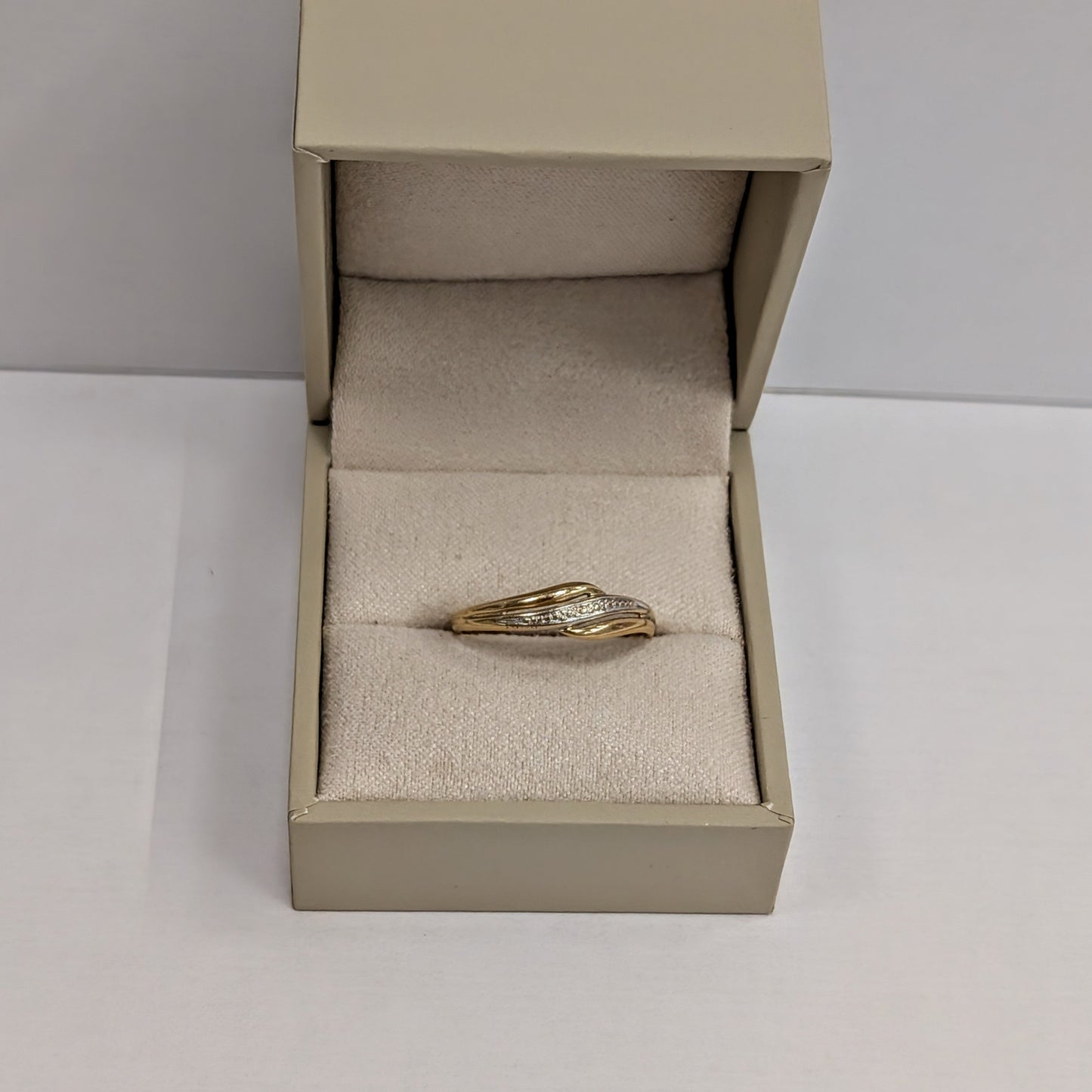 Bague Alliance en Or Jaune 18K Taille-55