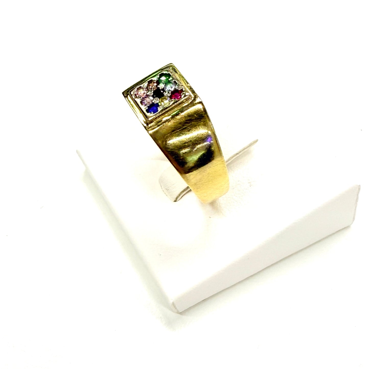 Bague Chevalière en Or jaune 18k Taille-66
