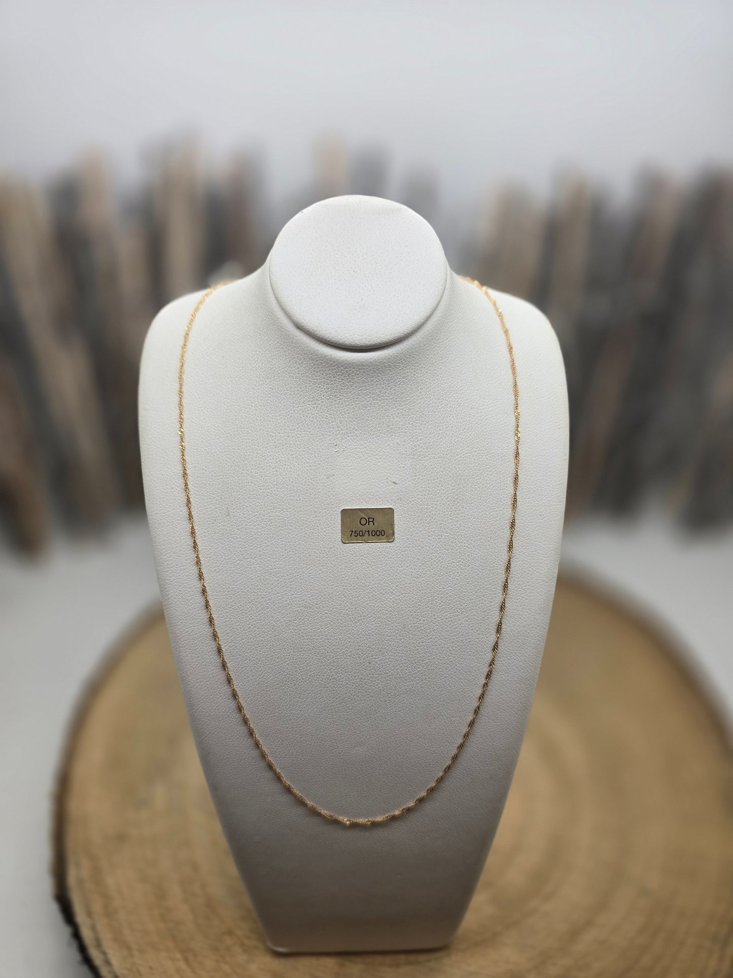 Collier Matinée en Or Jaune 18K 1 Grs
